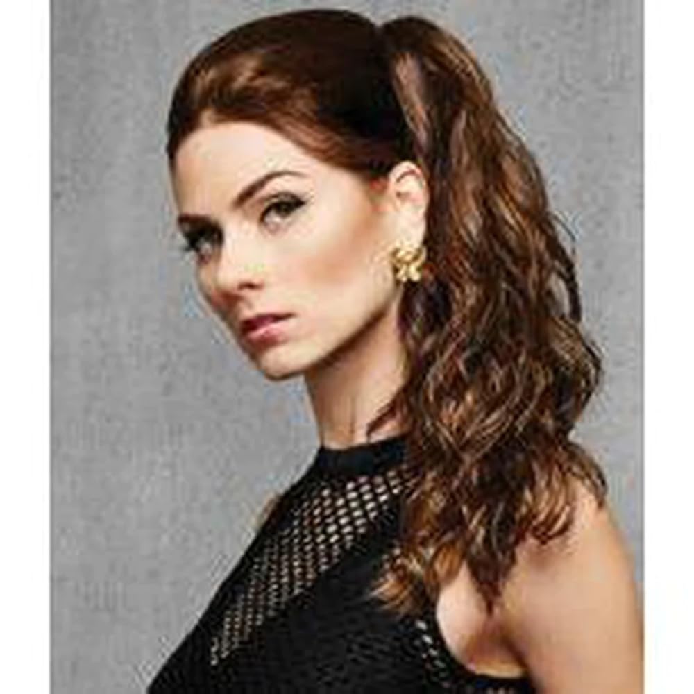 18'' Simply Curly Ponytail Color R6/30H CHOCOLATE COPPER - Hairdo Hairpieces Claw Clip Pony Tru2Life Heat Friendly Beach Waves S