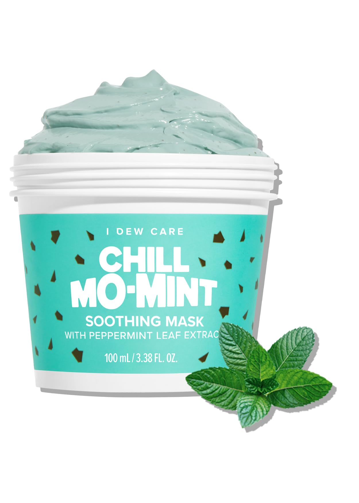 I Dew Care Wash Off Face Mask - Chill Mo Mint | Soothing Mask With Peppermint Leaf Extract, Korean Face Mask Skin Care For Face,