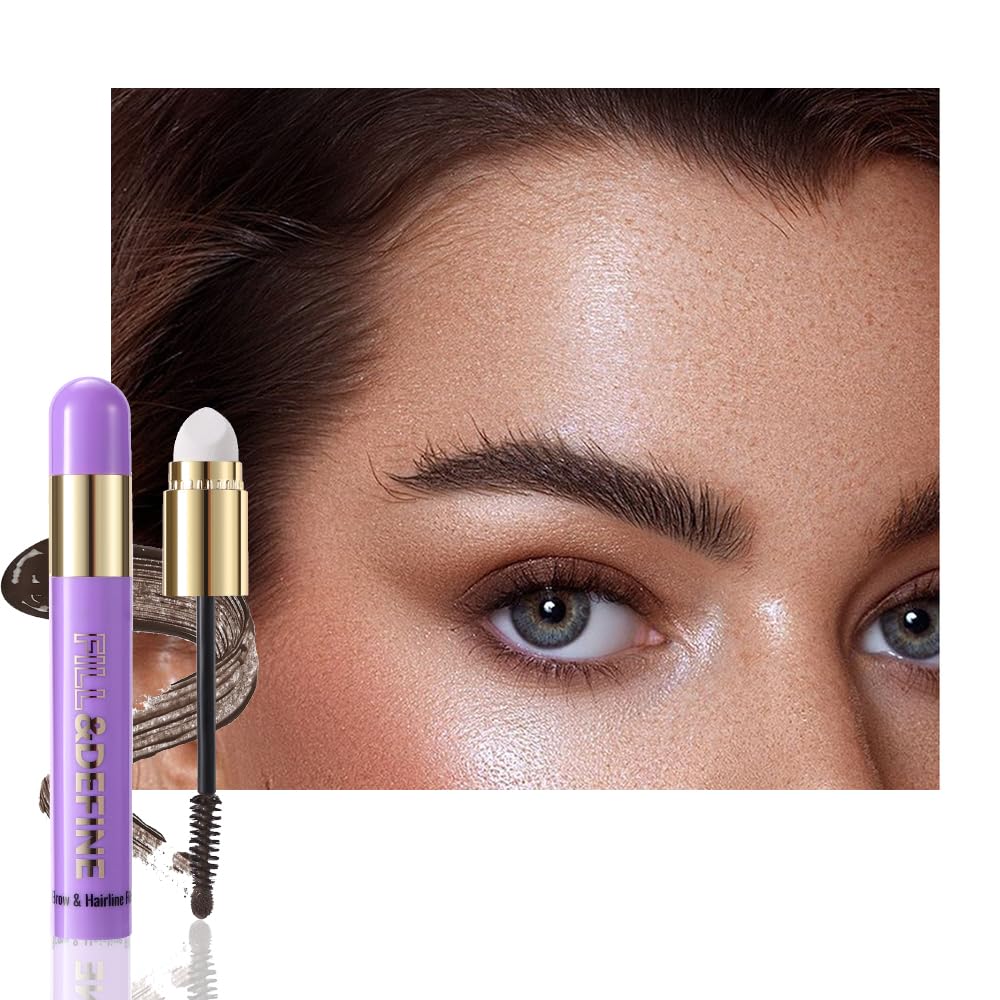 FeiCuiYun 3 in 1 Hair Color Concealer Eyebrow Gel For Women, Waterproof, Long Lasting,Transferproof, suitable for eyebrows, bea