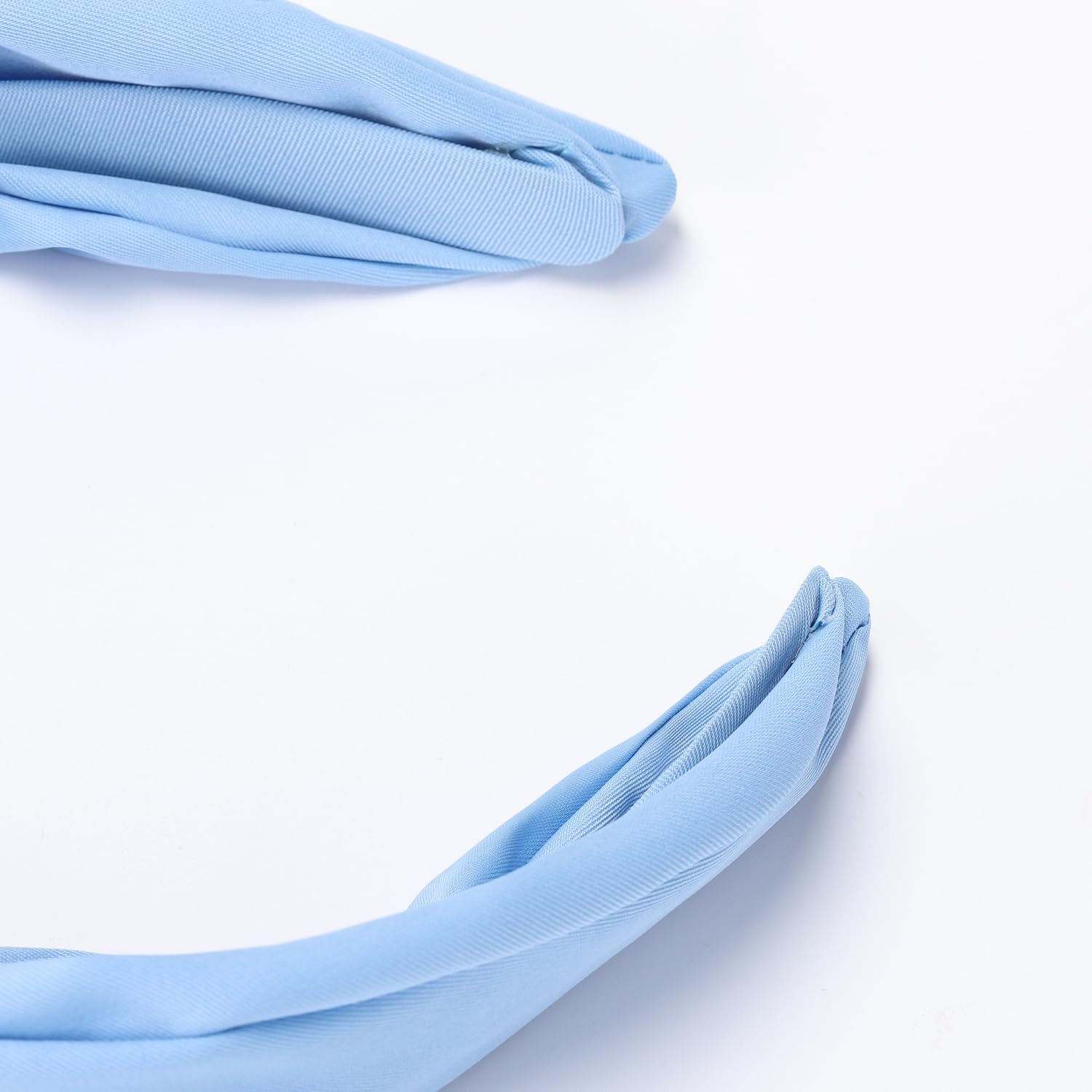 Etercycle Headband For Women, Knotted Wide Headband, Yoga Hair Band Fashion Elastic Hair Accessories For Women (Light Blue)