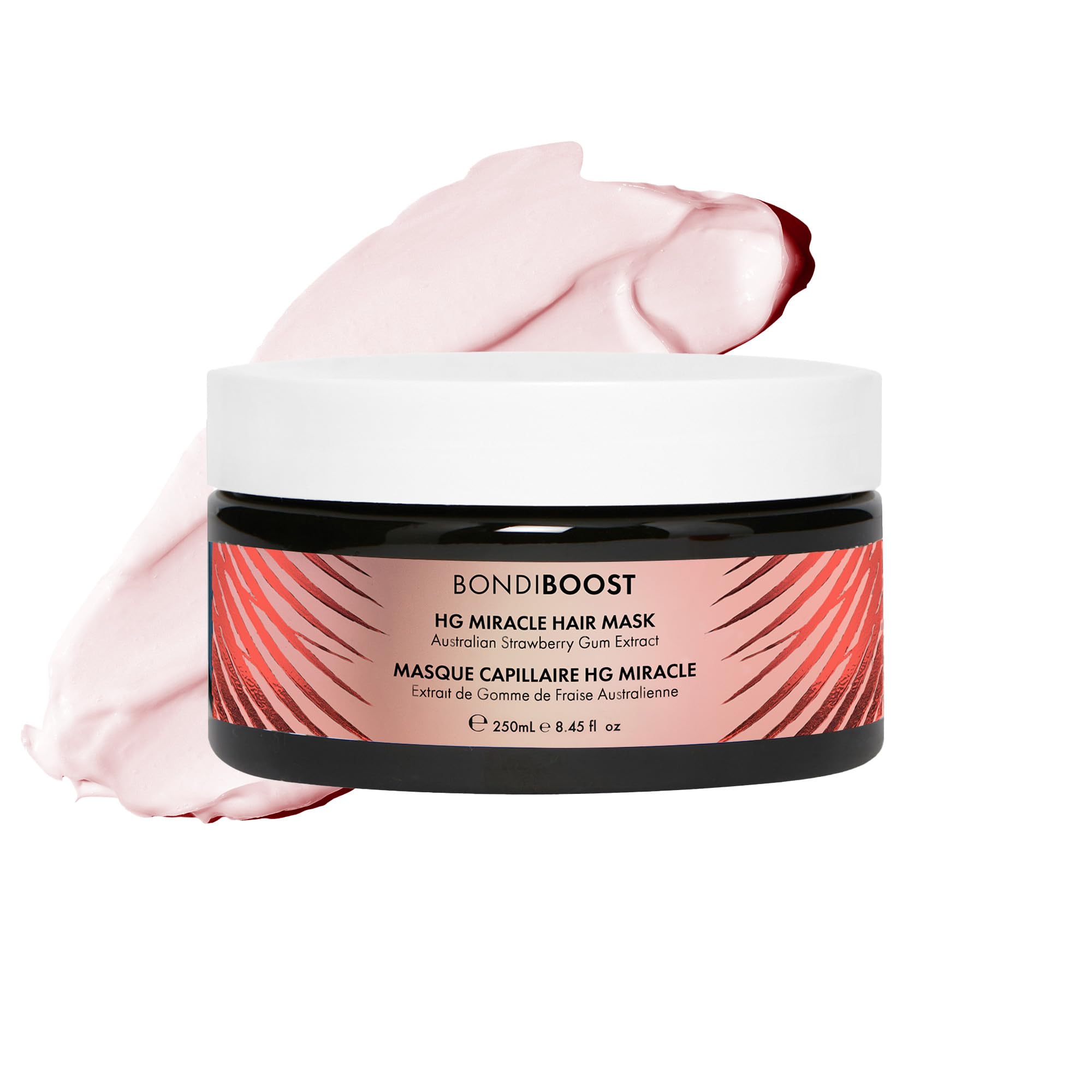 BONDIBOOST Strawberry Gum Hair Mask for Damaged Hair, 8.45 fl oz