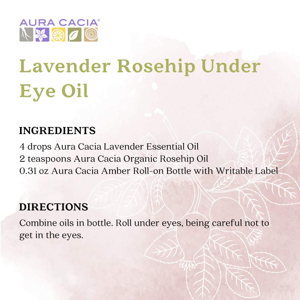 Aura cacia Organic Rosehip Skin care Oil  gcMS Tested for Purity  30ml (1 fl. oz.) in Box