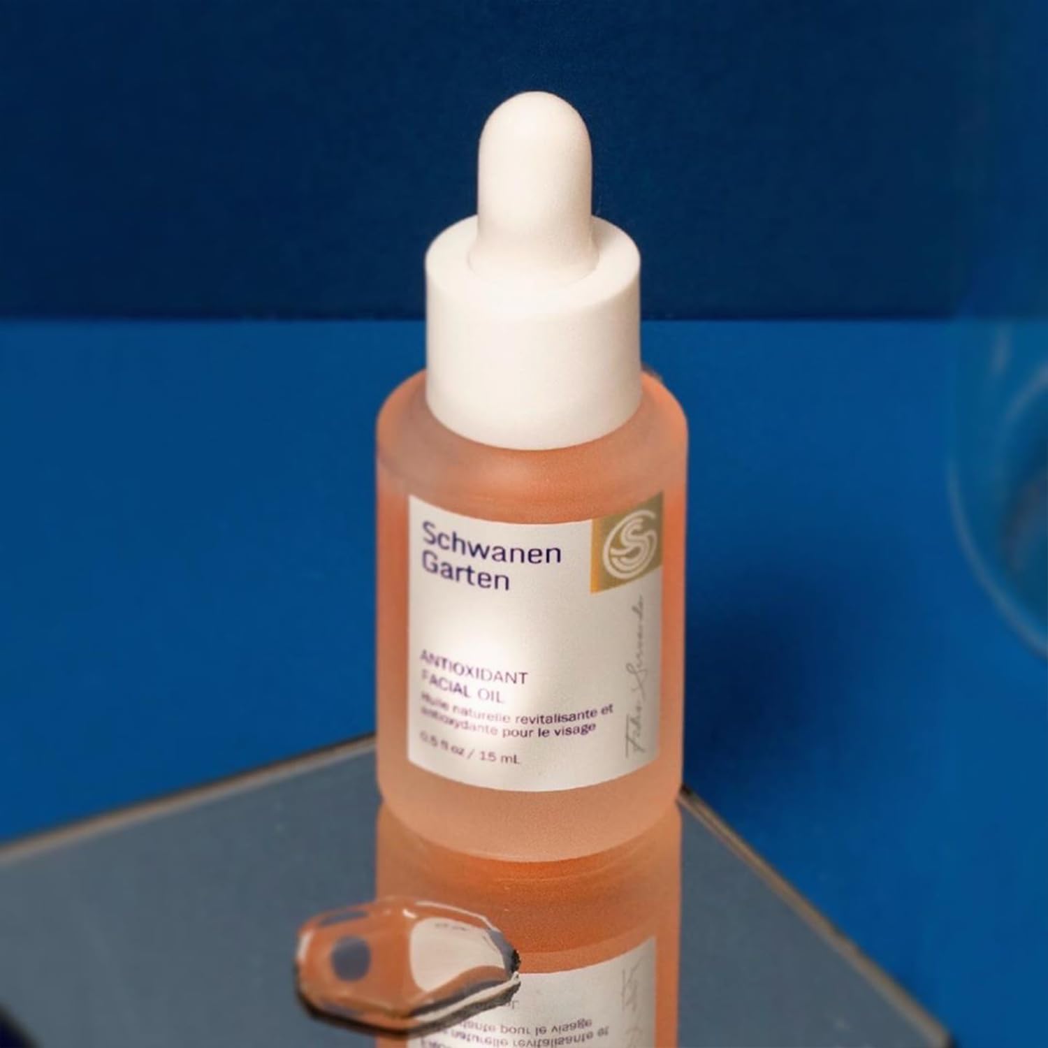 Schwanen Garten Antioxidant Facial Oil 0.5oz / 15ml - Hydrating barrier, Organically grown & Handpicked ingredients, Vegan, Kore