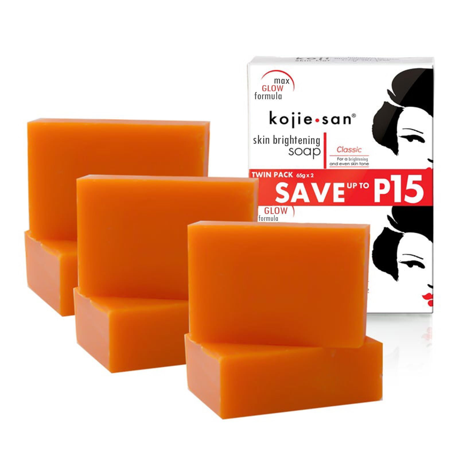 Kojie San Skin Brightening Soap - The Original Kojic Acid Soap that Reduces Visibility of Dark Spots, Hyper-pigmentation, & Othe