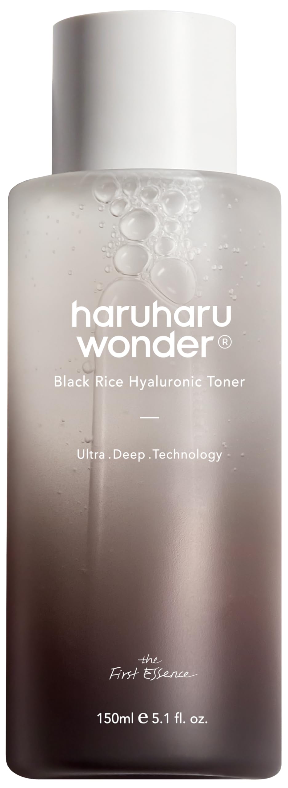 Haruharu Wonder Black Rice Hyaluronic Toner 5.1 fl.oz / 150ml | Face Moisturizer, Facial Toner for All Skin Types | Vegan, Cruel