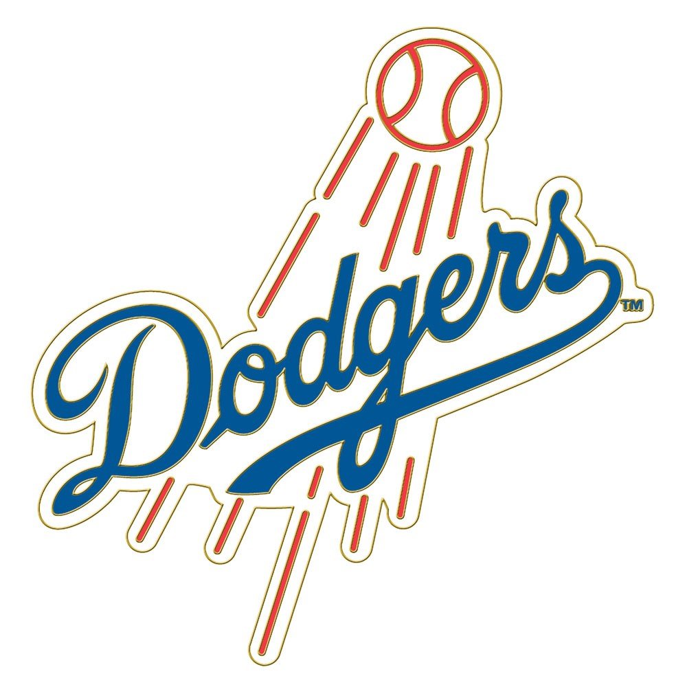 MLB Los Angeles Dodgers 49826071 Collector Pin Jewelry Card