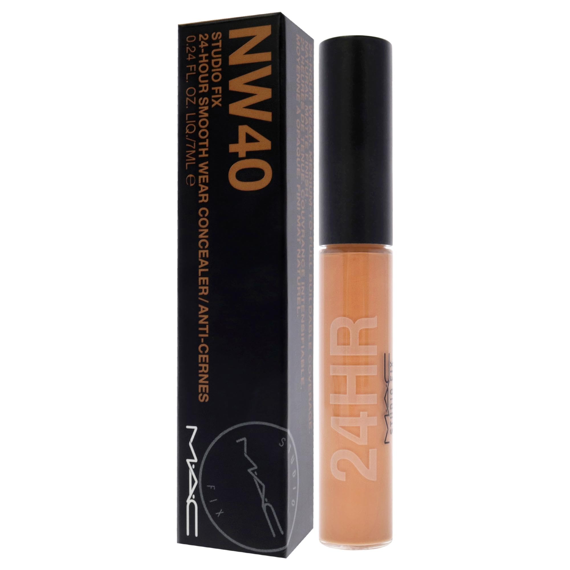Studio Fix 24-Hour Smooth Wear Concealer - NW40 by MAC for Women - 0.24 oz Concealer