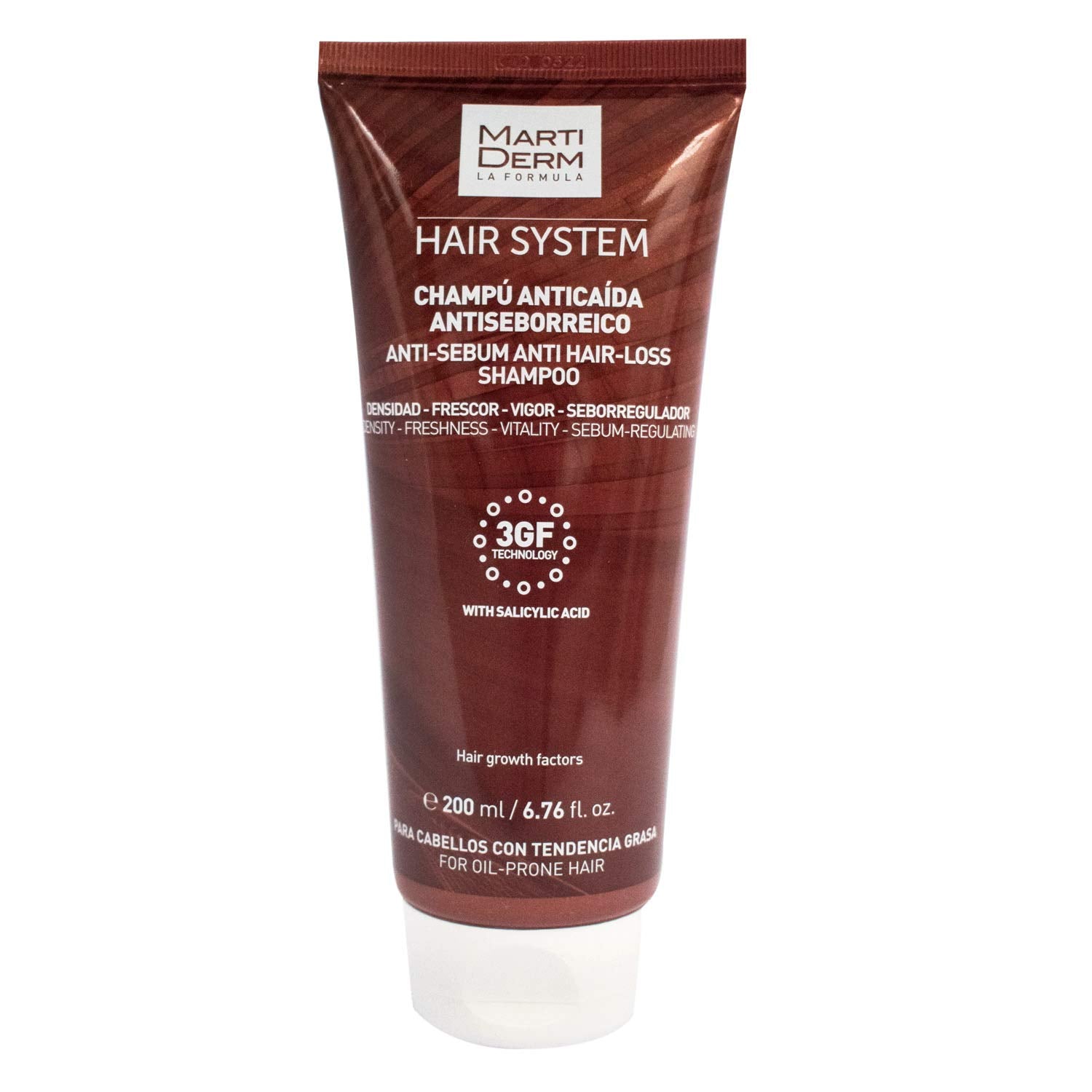 Martiderm Hair System 3GF Champ   Antiseborr  ico - 200ml