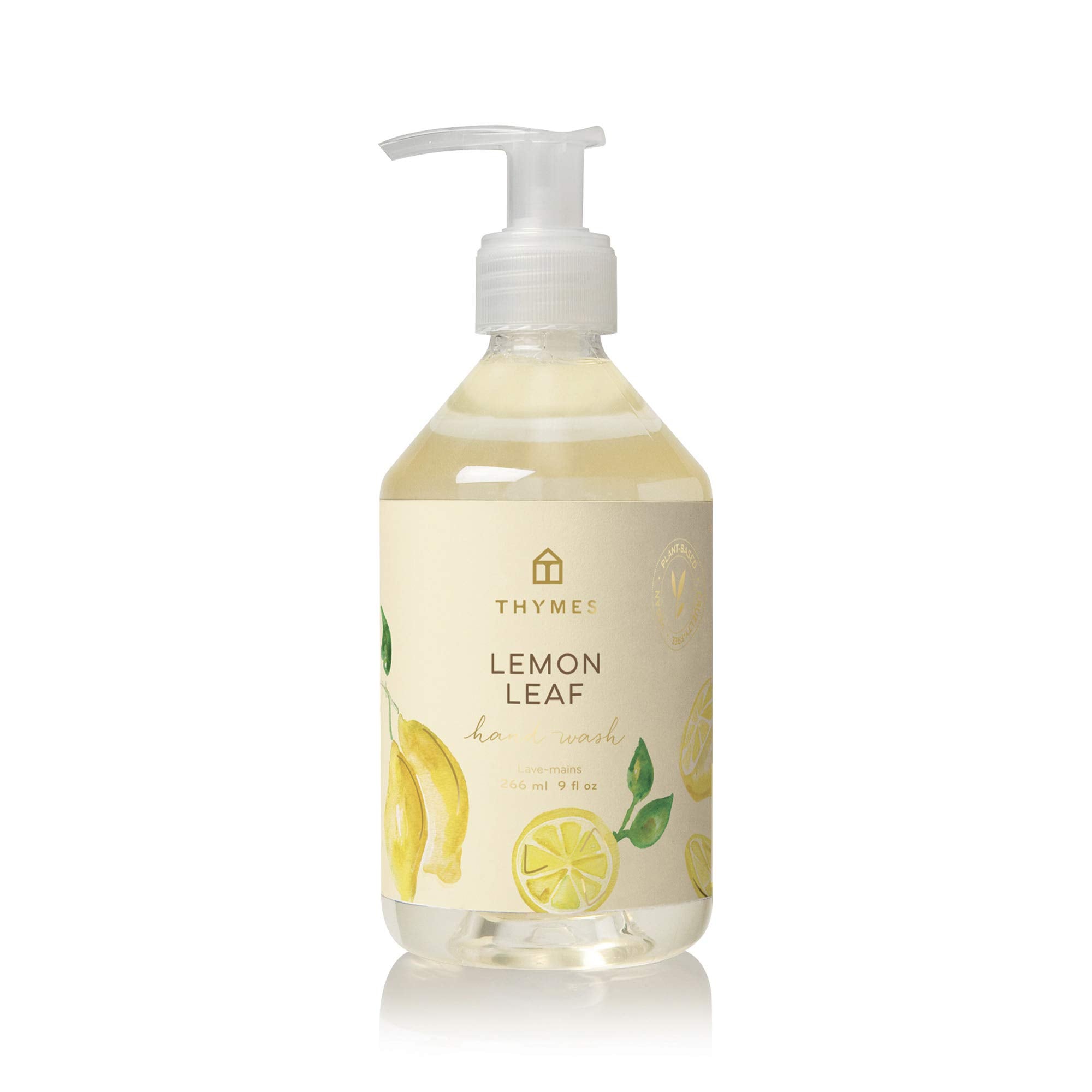 Thymes Hand Wash - Moisturizing Hand Soap Pump Bottle - Hydrating Liquid Hand Soap - Scented Soap With Notes Of Dewy Leaves, Lil