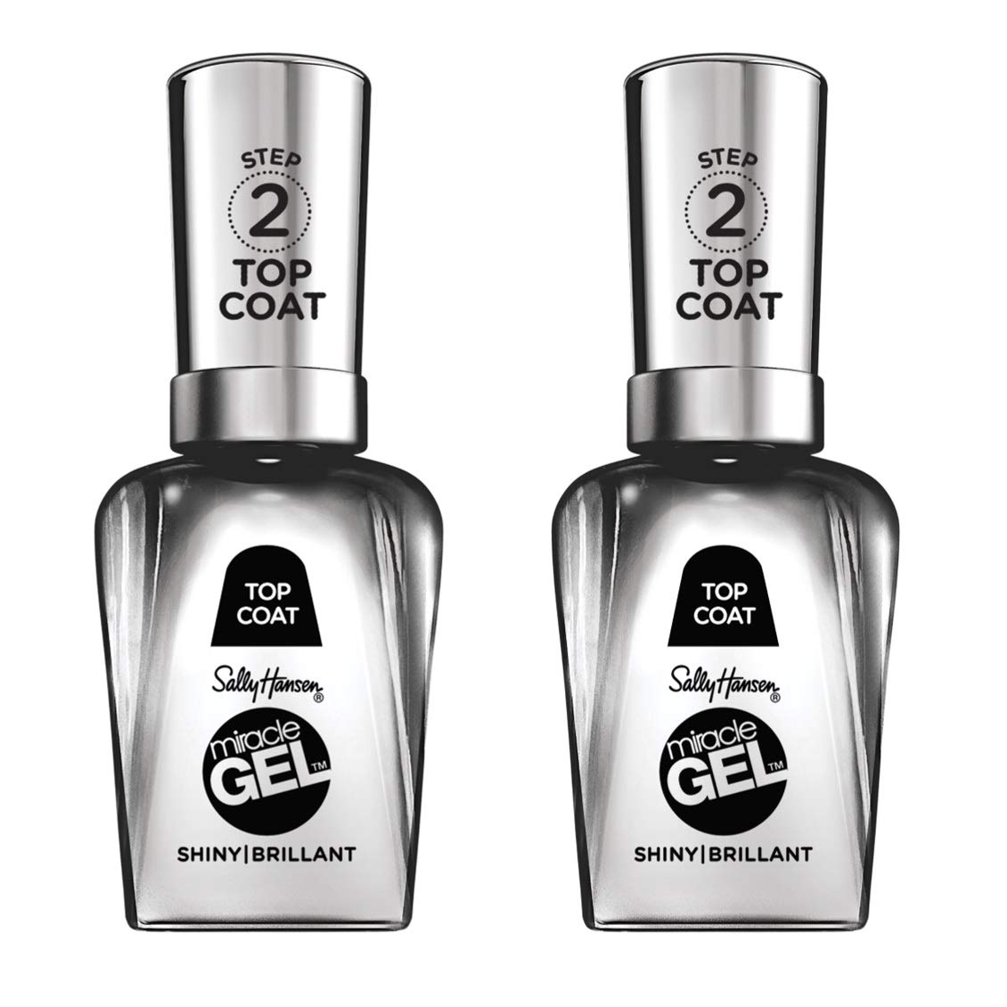 Sally Hansen Miracle Gel Top Coat #101 (Pack Of 2)