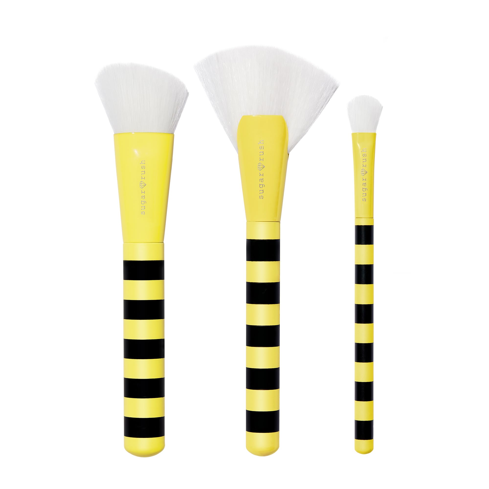 tarte fly squad brush set  Eye & Cheek Brushes with Blending, Angled & Fan Designs to Seamlessly Apply Highlighter & Buildable 