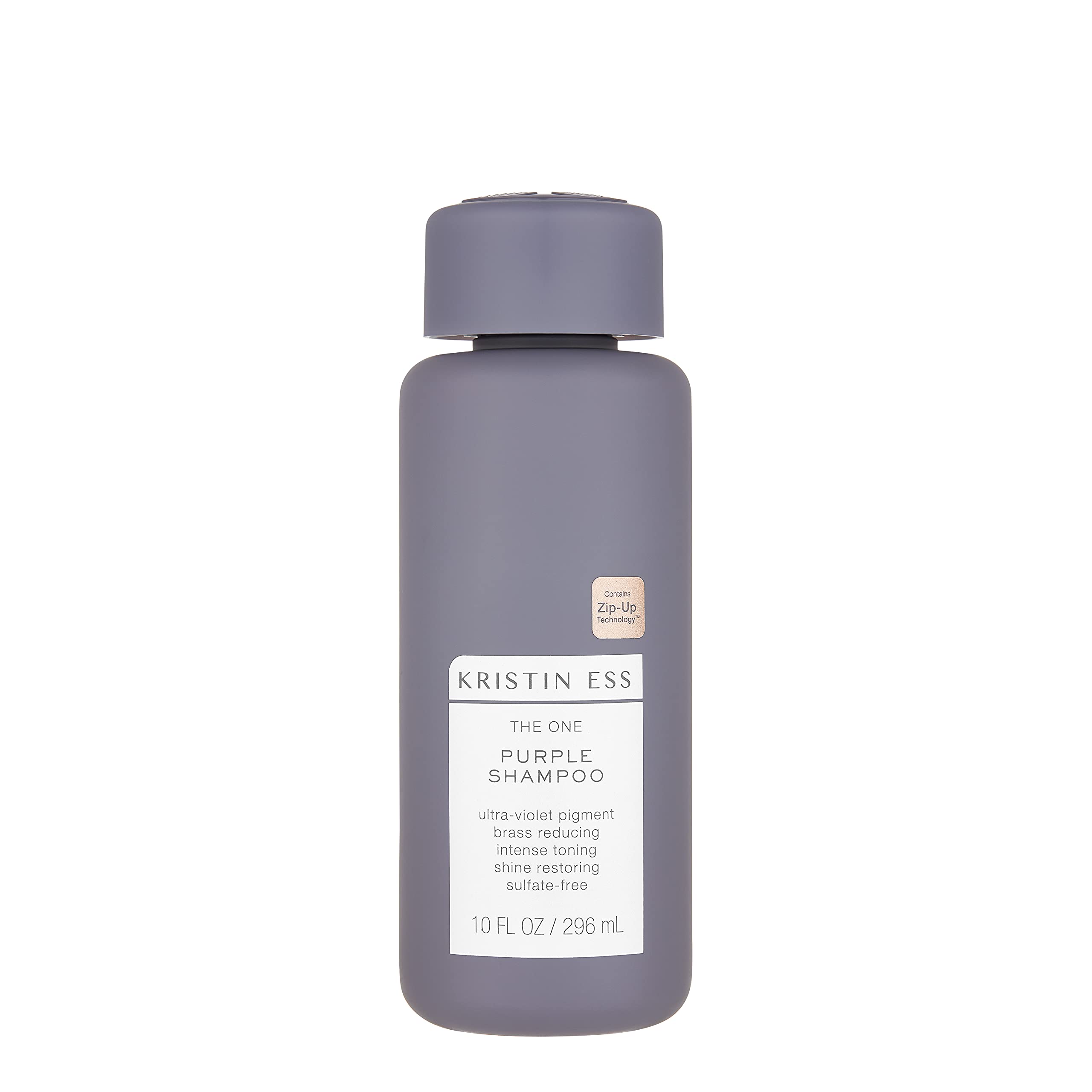 Kristin Ess Hair The One Purple Shampoo, Toning For Blonde Hair, Neutralizes Brass + Yellow Tones, Sulfate, Silicone And Paraben
