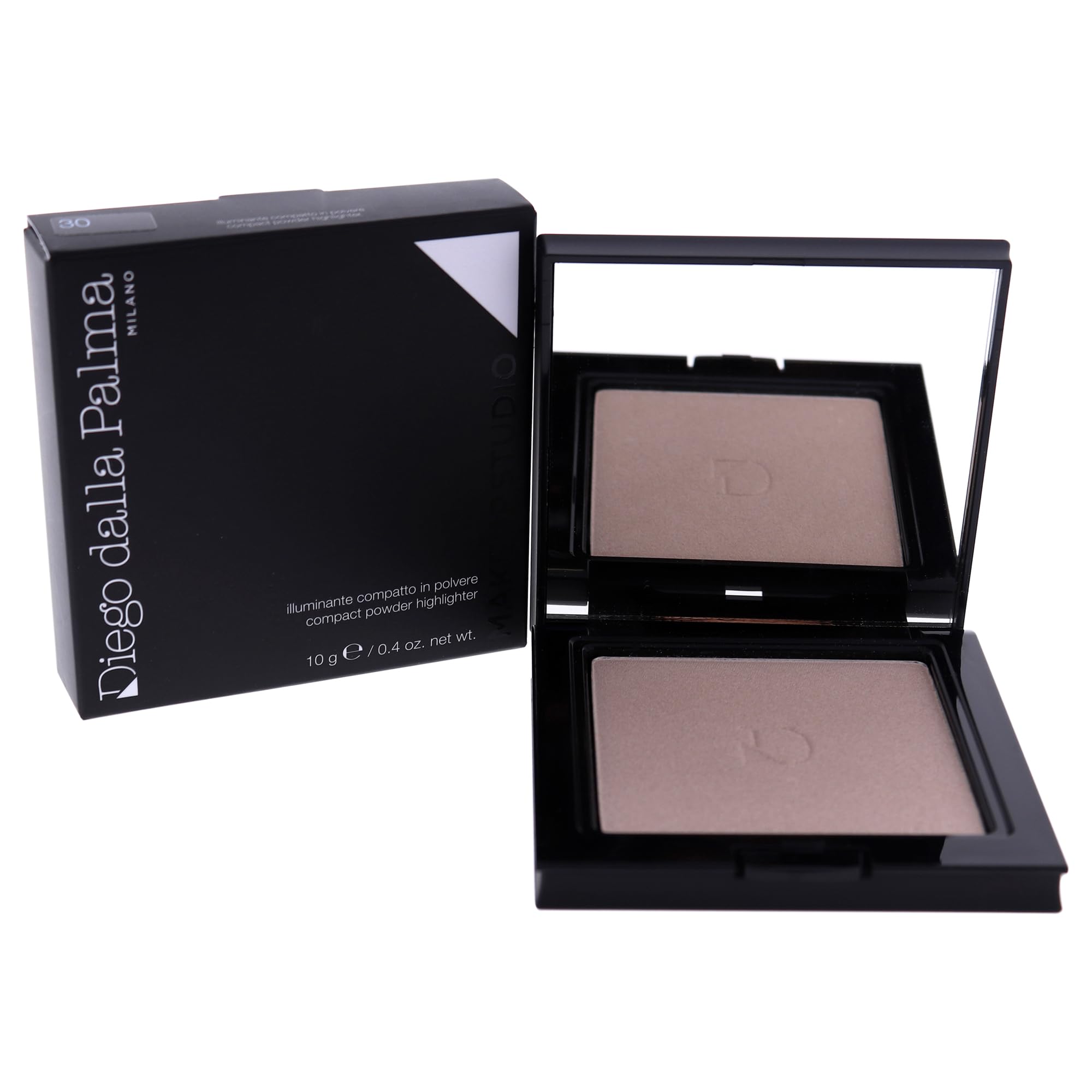 Diego Dalla Palma Compact Powder Highlighter, 0.4 Oz, 30 Cold Pink Color