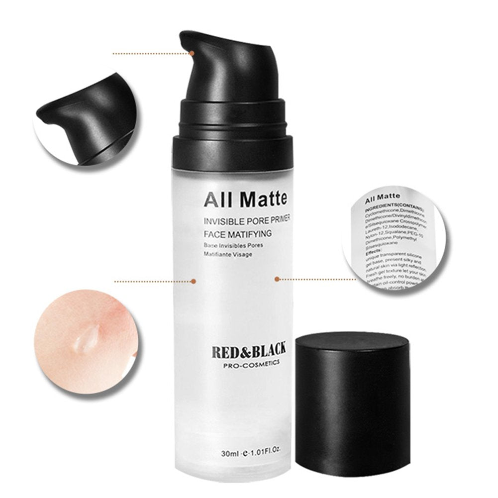 Matte Makeup Base Primer For Face Sacelady Face Primer For Oily Skin - Pore Minimizer, Oil Control Make Up Primer To Hide Wrinkl