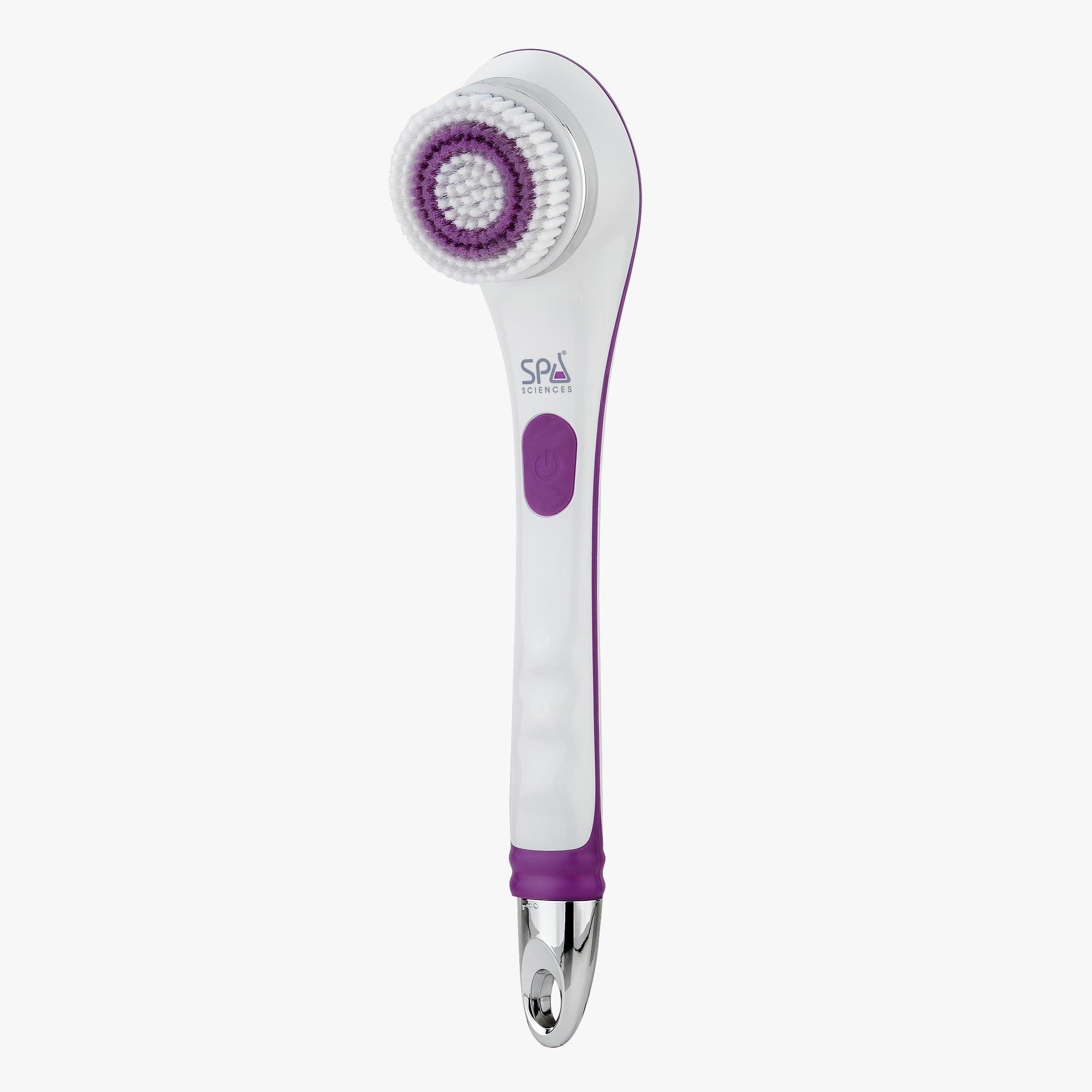Spa Sciences - Nera - Power Shower Brush - 3-In-1 Multifunction Back & Body Brush - Exfoliation, Cleansing, Massaging - For All