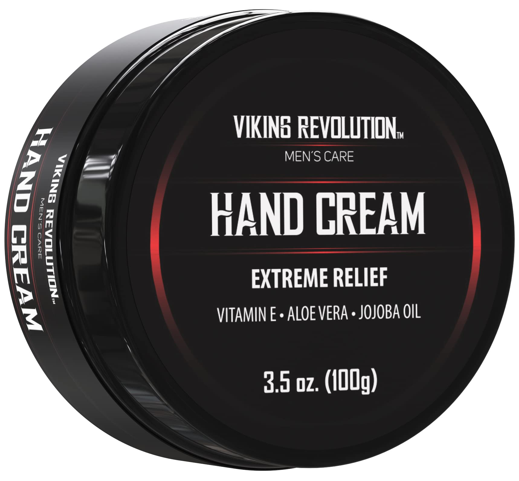 Viking Revolution Mens Hand Cream for Men - Hand Cream for Dry Cracked Hands Repair Cream - Dry Hand Cream for Dry Hands Balm - 