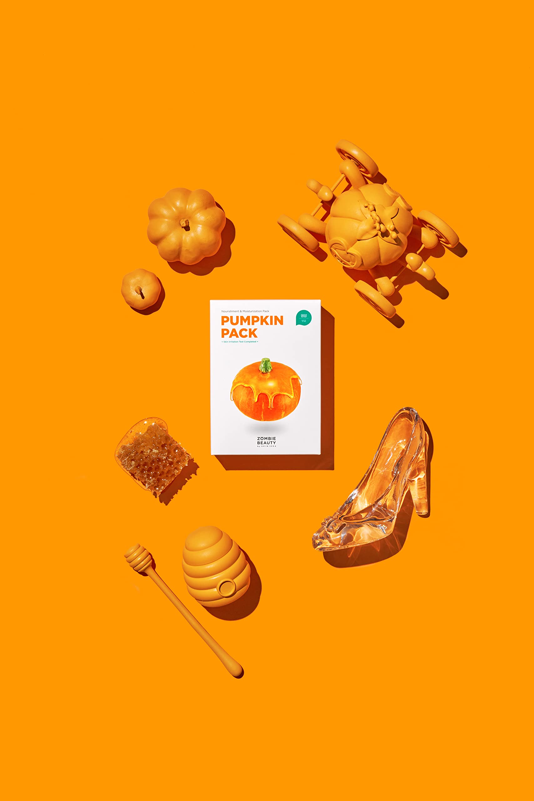 Skin1004 Pumpkin Pack(1Box -16Ea) |Anti-Wrinkle Care Solutions