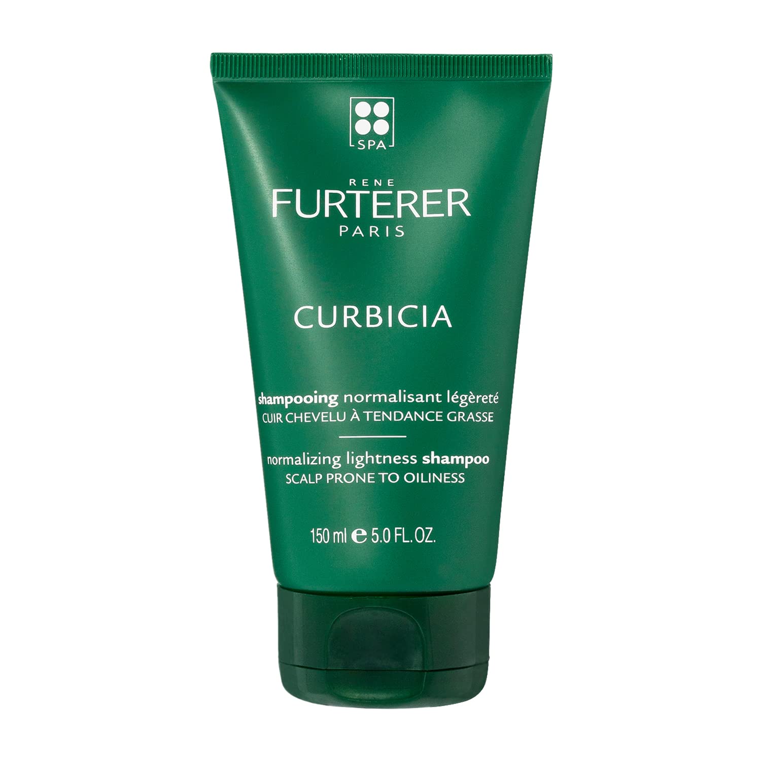 Rene Furterer Curbicia Normalizing Lightness Shampoo, Oily-Prone Scalp, Sebum Control, 5 Oz.