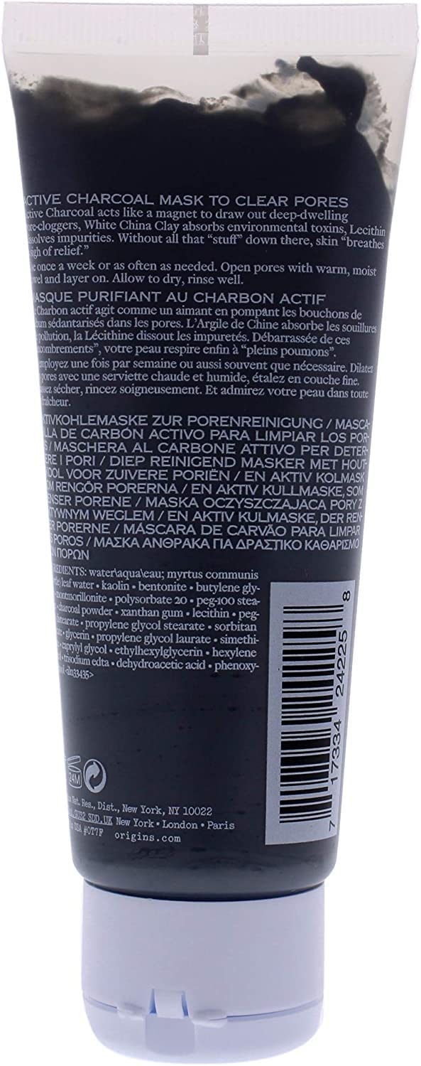 Origins Clear Improvement Active Charcoal Mask For Unisex, 2.5 Fl Oz
