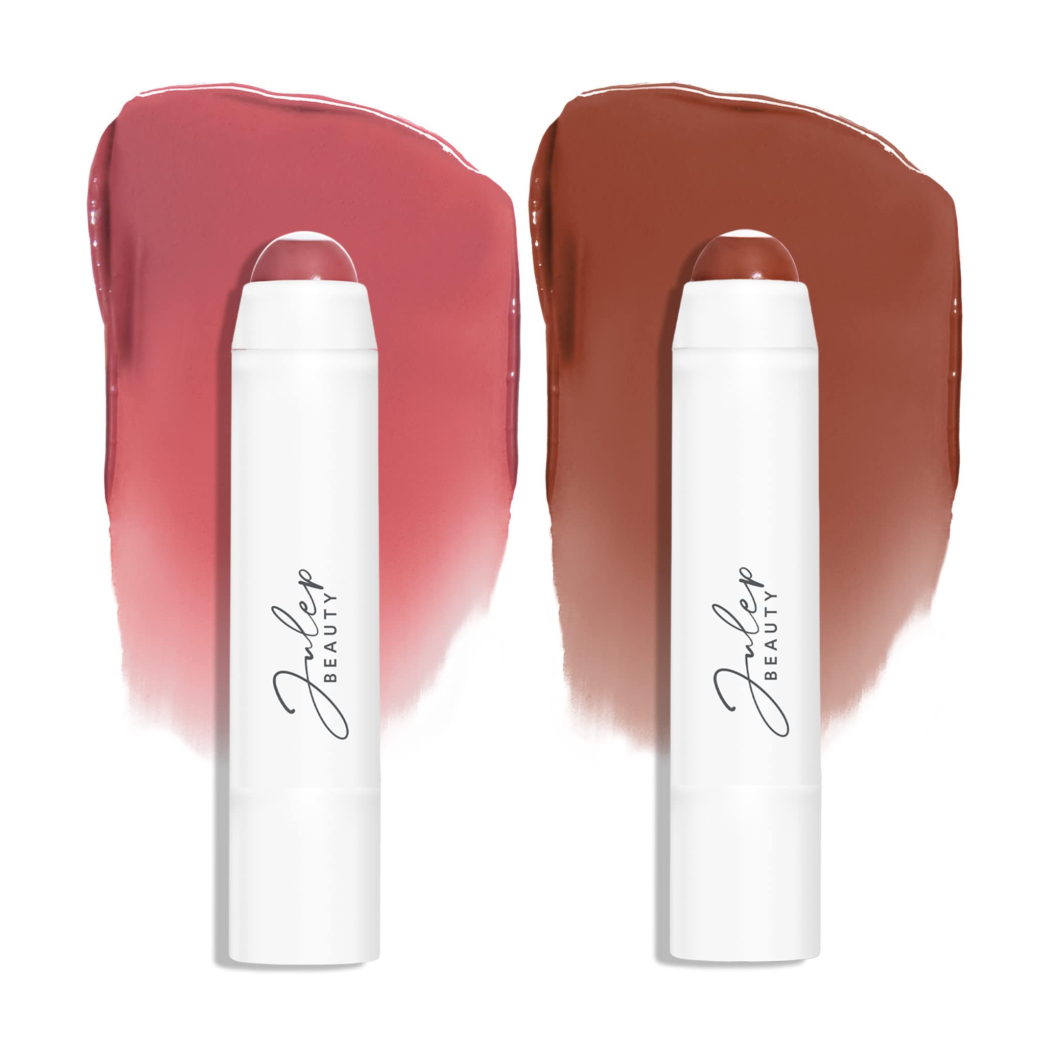 Julep It'S Balm: Tinted Lip Balm + Buildable Lip Color Duo - Dusty Orchid Shimmer, Brown Sugar - Natural Gloss Finish - Hydratin
