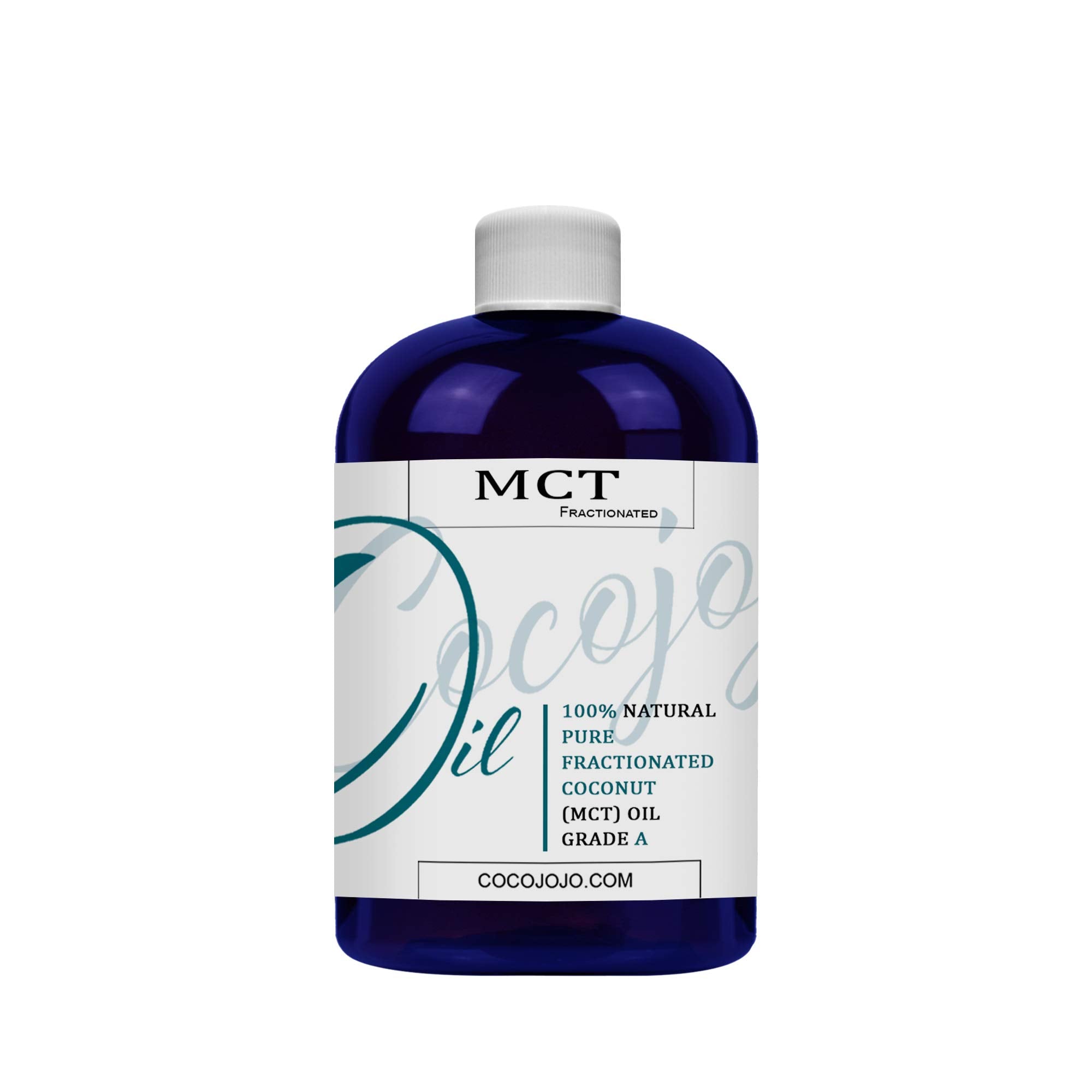 Pure Fractionated Coconut Oil - 100% Pure, Natural, Vegan, Fractionated, C8 C10 From Coconut Fruit, Not Palm - Perfect for Skin,