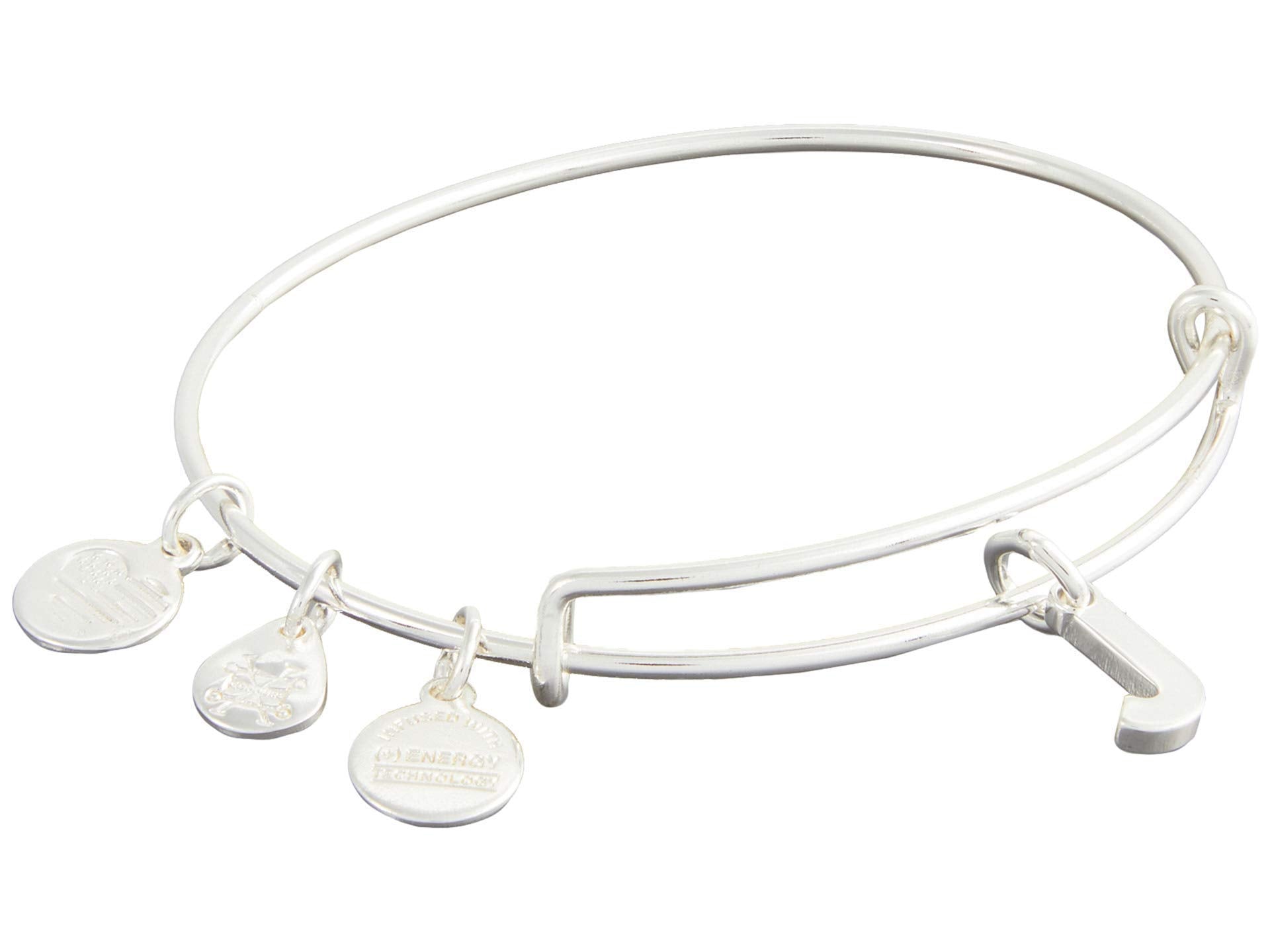 Alex and Ani Initial J Charm Bangle