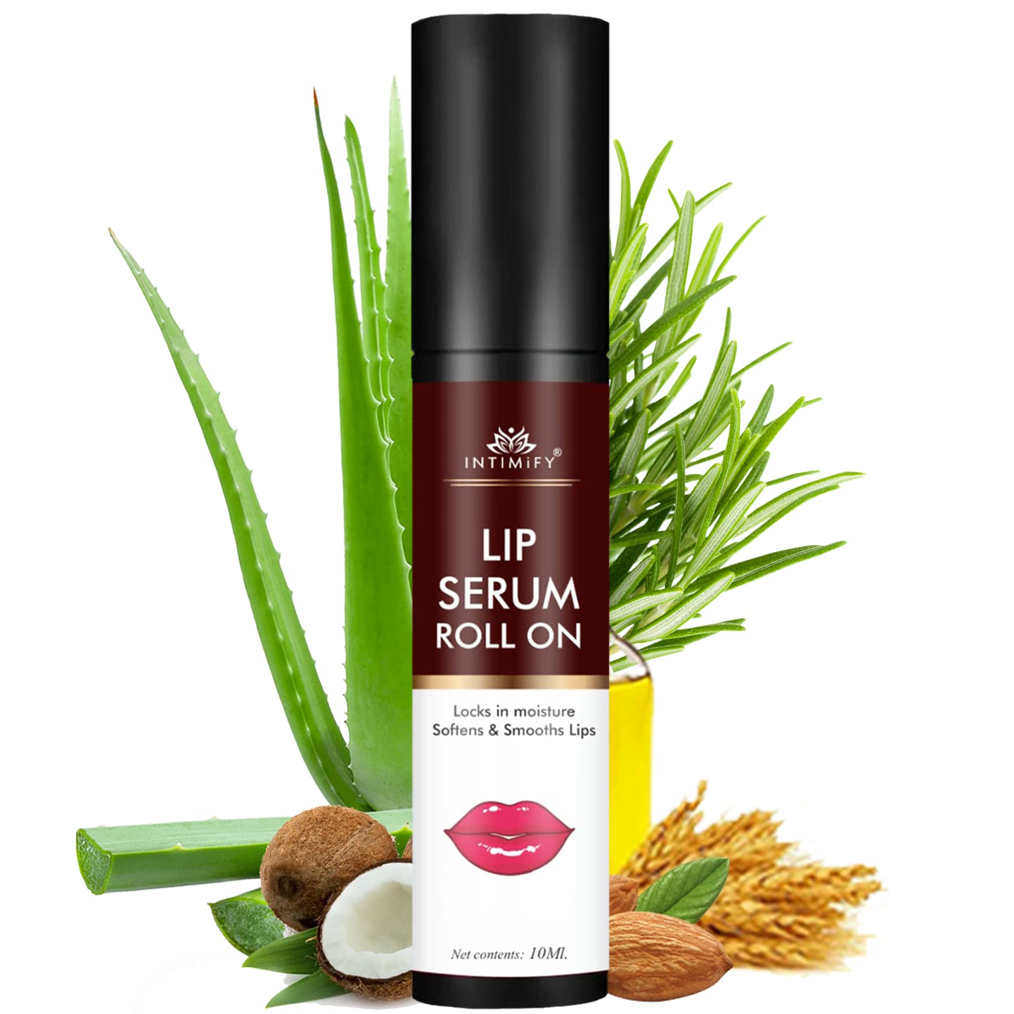 Intimify Lip Serum For Dark Lips, Lip Brightening & Whitening Serum, Moisturizes, Nourishes, Soften Lips For Men & Women 10 Ml (