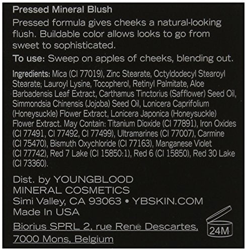 Youngblood Pressed Mineral Blush, Nectar, 3 Gram