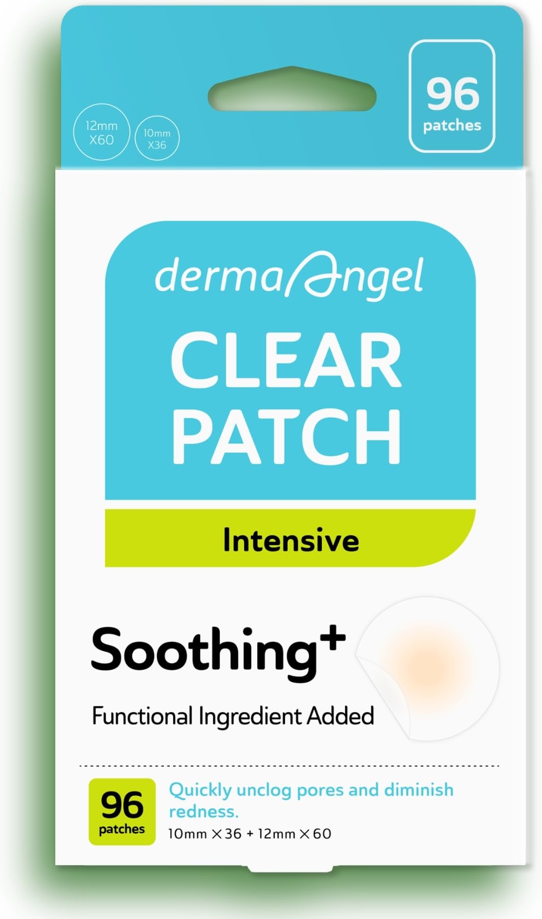 DERMA ANGEL Ultra Invisible Acne Patches Salicylic Acid Acne Patches for Cystic Acne Blemish Patches Hydrocolloid Patches Zit Pa