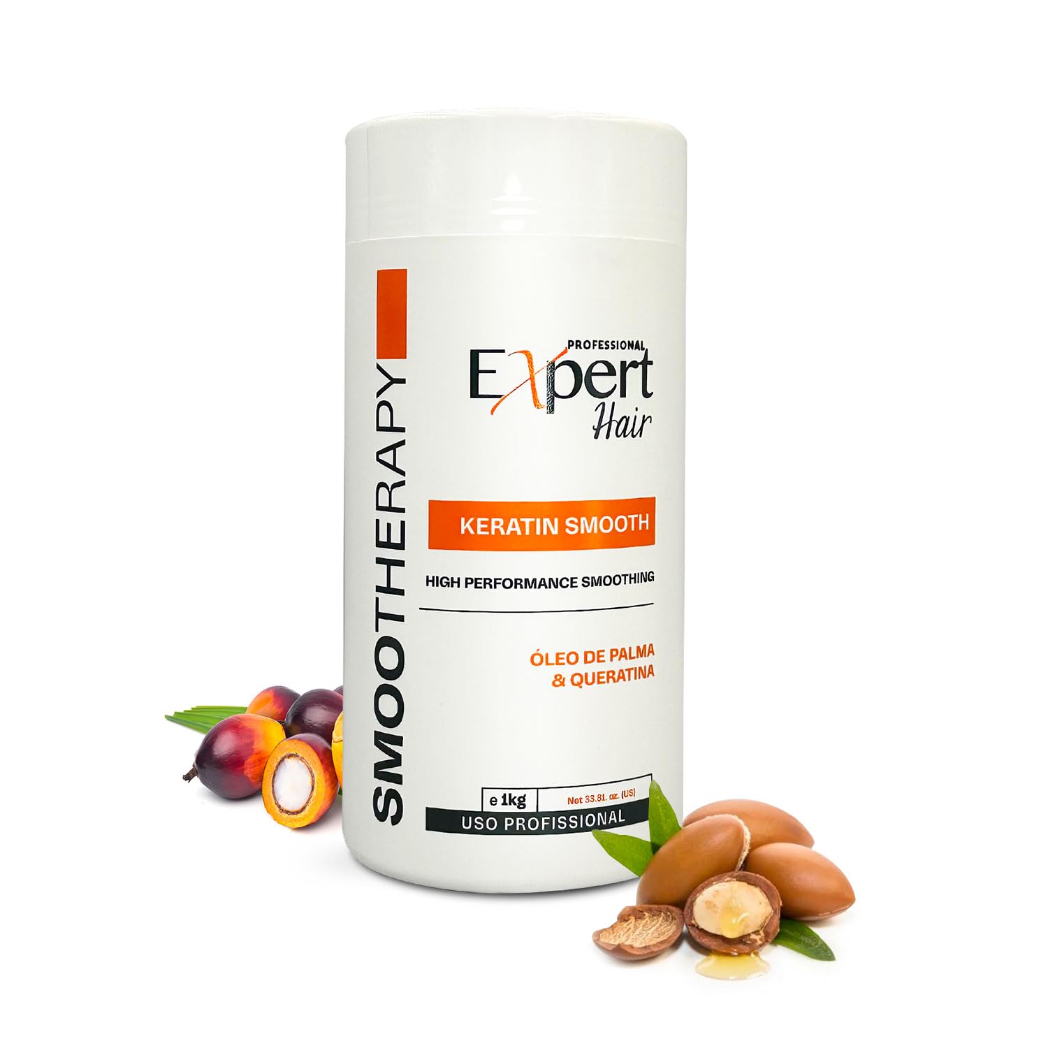 Expert Hair Keratin Smooth Botox for Hair, Anti-Frizz, Natural Look, Queratina para Alisar el Cabello, Thermo-Active, Suitable f