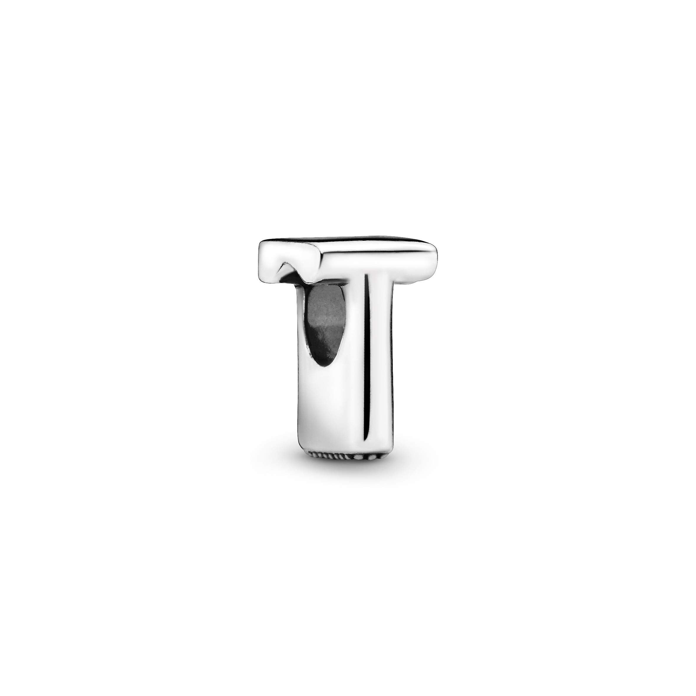 Pandora Letter T Alphabet Charm - Compatible Moments Bracelets - Jewelry for Women - Gift for Women in Your Life - Made with Ste