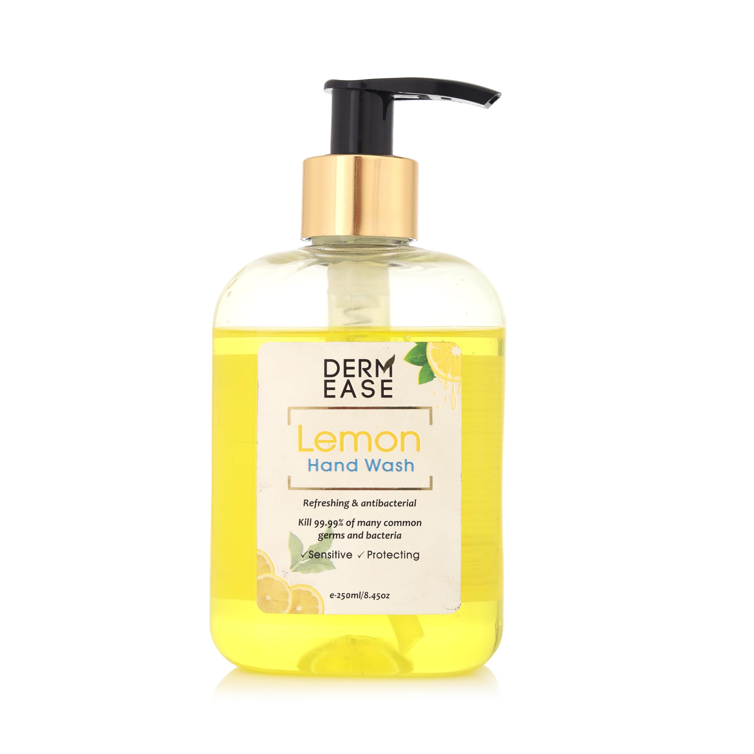 Derm Ease Hand Wash Enriched With Aloevera (100% Paraben Free) With Goodness Of Lemon (250Ml)