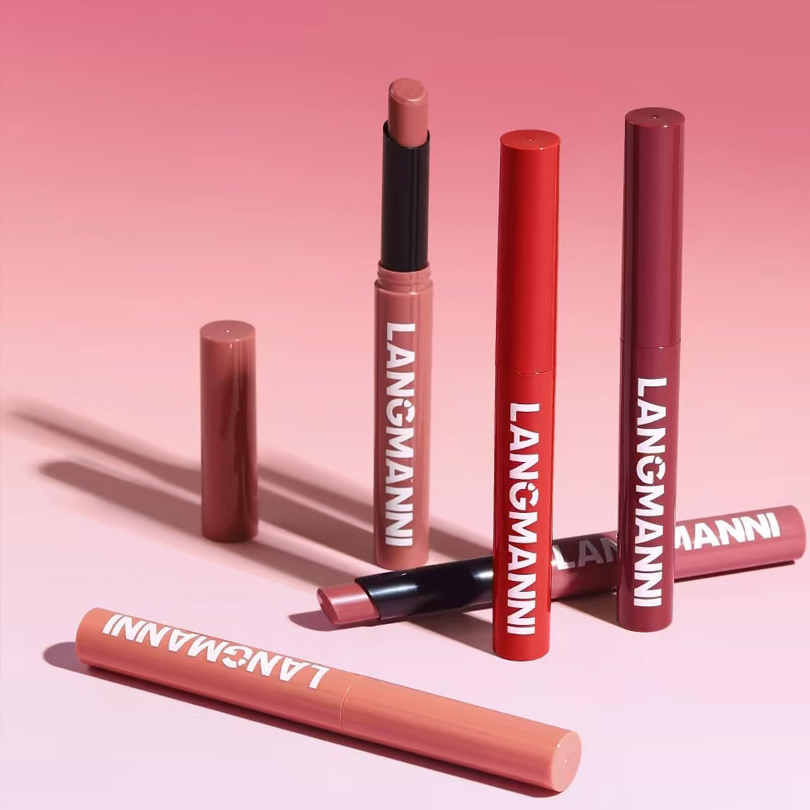 Hyesamyo Red Lipstick For Women Matte Highly Pigmented Moisturizing Lip stick Hypoallergenic Waterproof Long Lasting Lipsticks Q