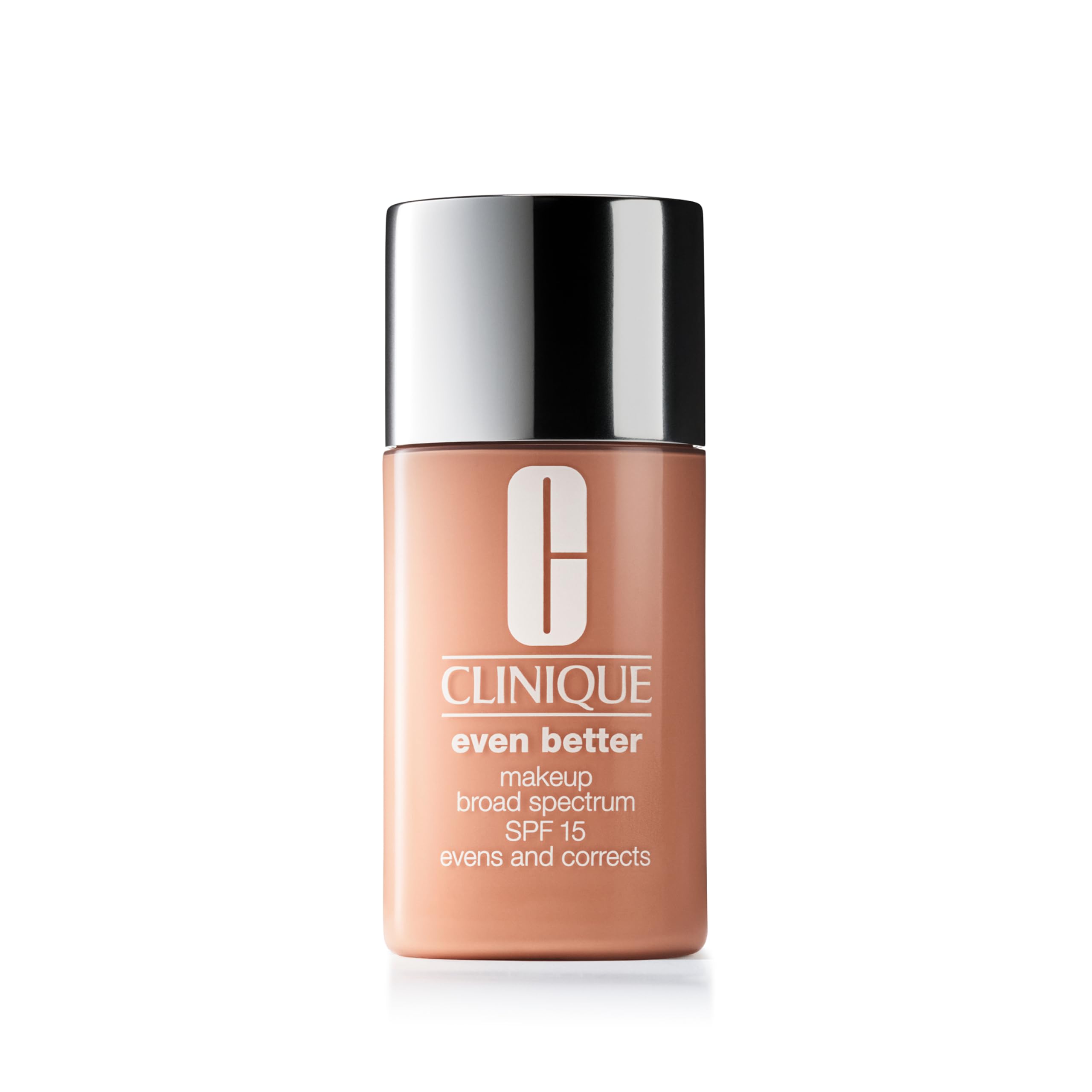 Clinique Even Better Makeup Medium Coverage Foundation Broad Spectrum SPF 15 | Evens Skin Tone + Reduces Dark Spots, Bisque