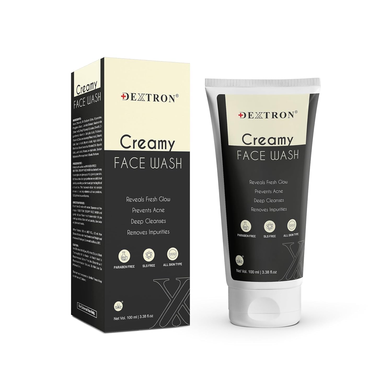 Creamy Face Wash For Smooth & Fresh Skin  Gentle Daily Cleanser  100Ml (Pack Of 1)