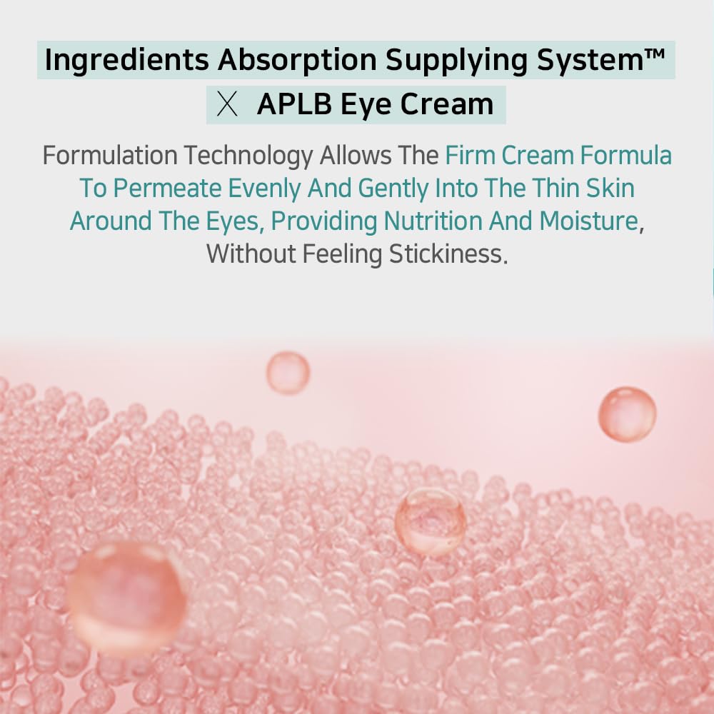 APLB Glutathione Niacinamide Eye Cream | LIPO GLUTA NIAC CEN 27.4% 0.68 FL.OZ/Korean Skincare, Eye cream for dark circles and pu