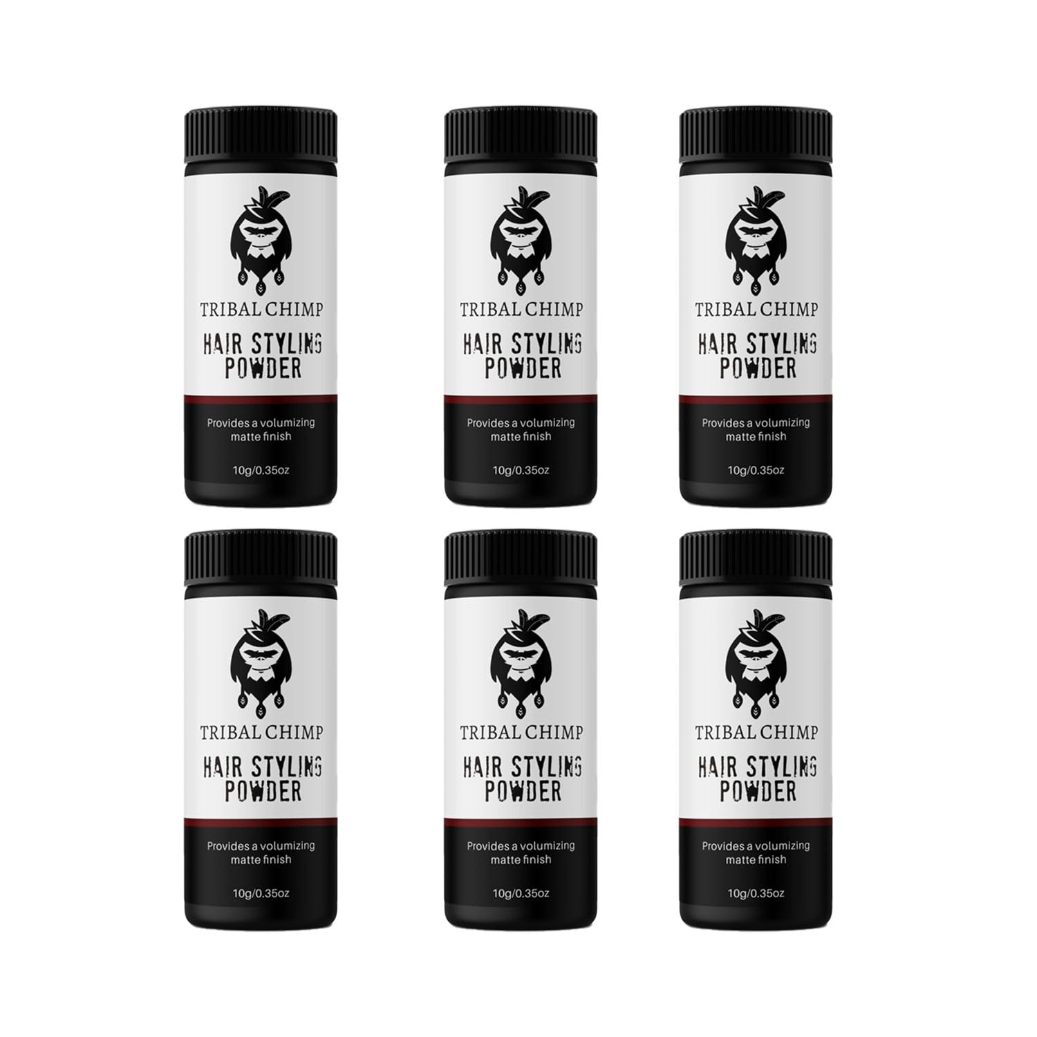 Tribal Chimp - Hair Styling Powder - 6 PC Set