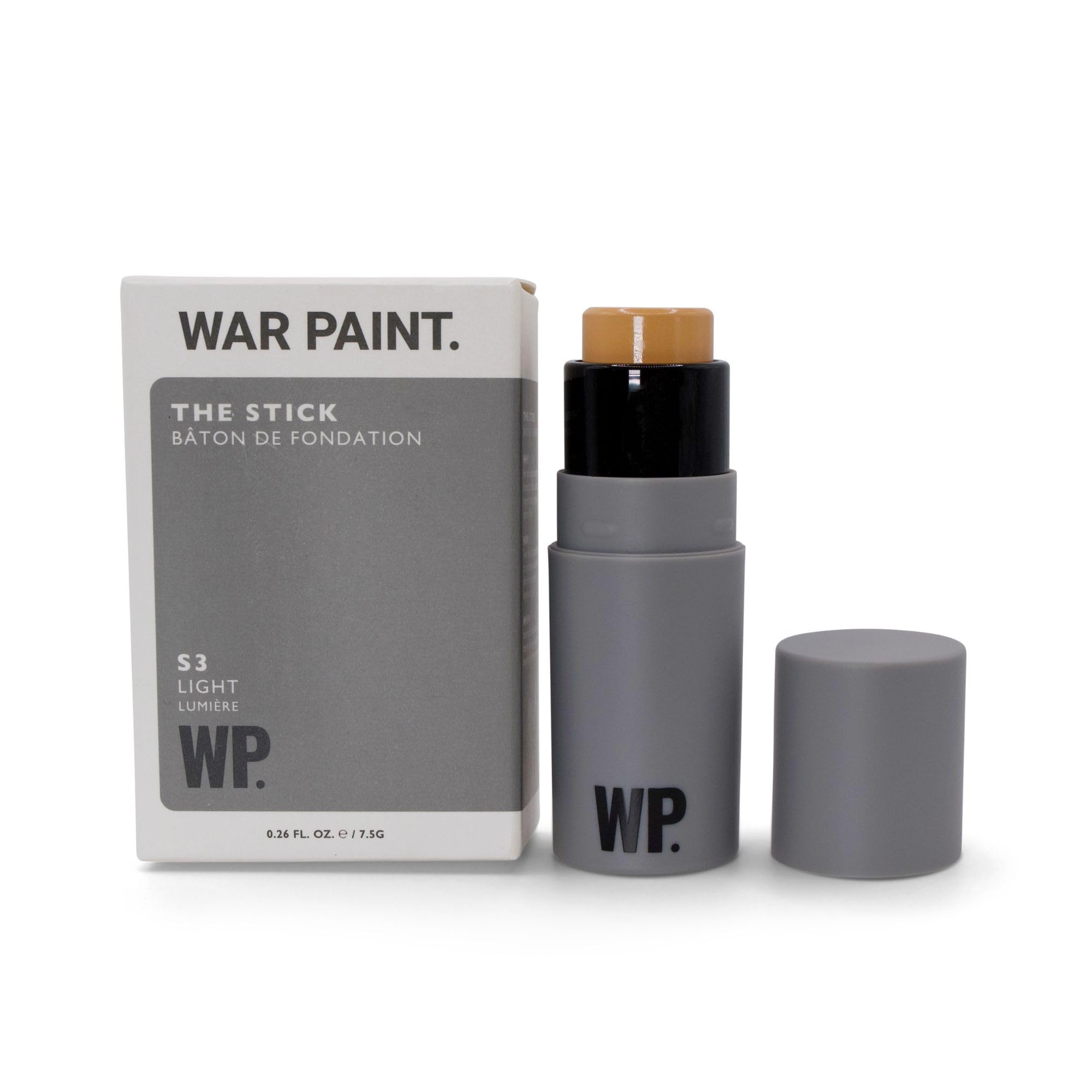 War Paint MultiUse Concealer and Foundation Stick for Men, Light 0.02 lb