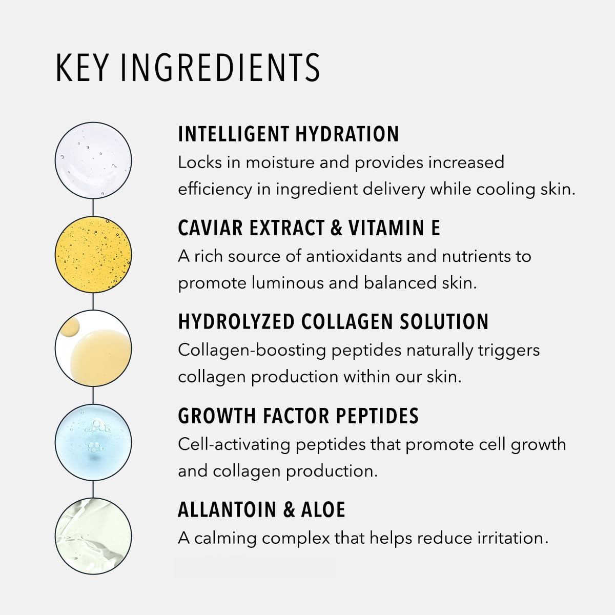 Hydropeptide Polypeptide Collagel Eye Masks, Line-Lifting Hydrogel, Firmer Appearance And Hydration, 8 Treatments