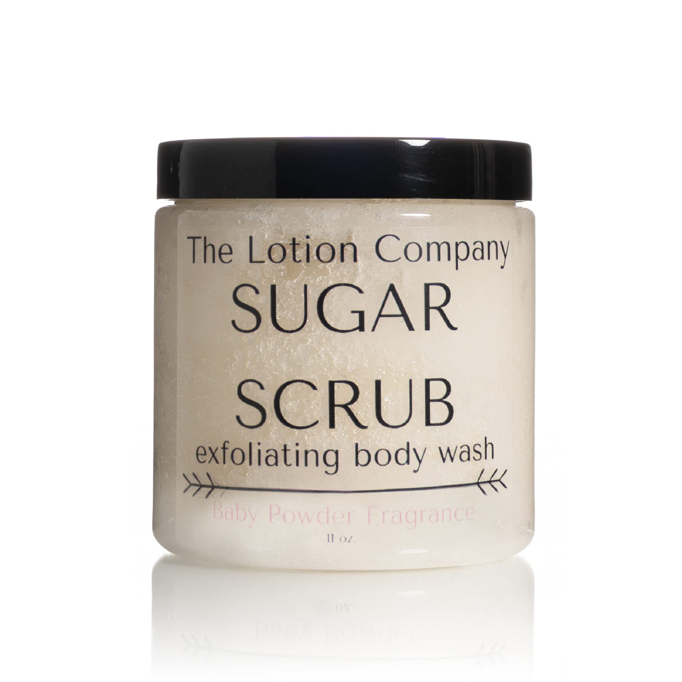 The Lotion Company Sugar Scrub Exfoliating Body Wash, Paraben Free, Cruelty Free, Made In Usa, Bath And Shower Exfoliator, Baby
