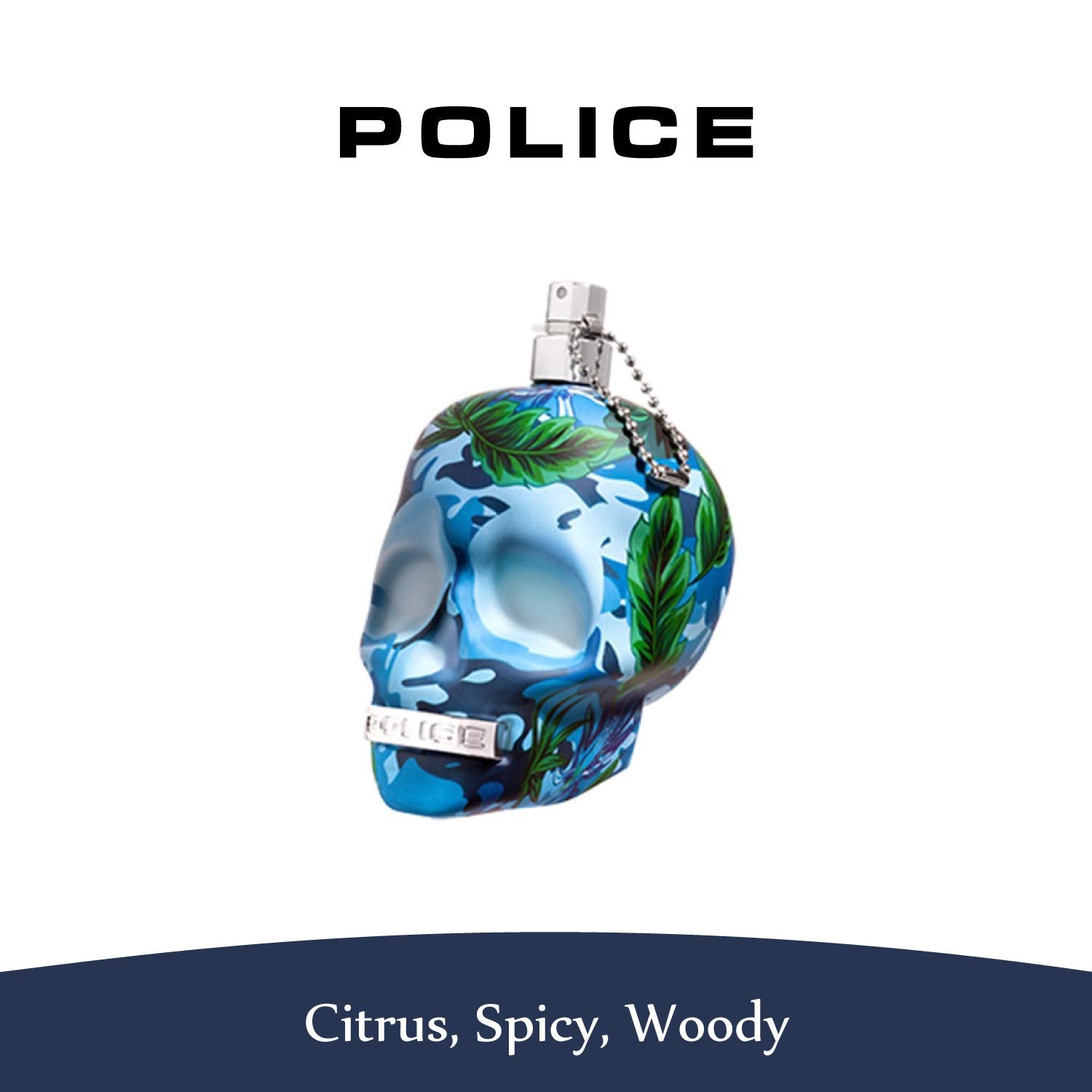 To Be Exotic Jungle For Man By Police - Fragrance For Men - Sparkling Bergamot And Juicy Mandarin - Turns Into A Smooth Wave Of