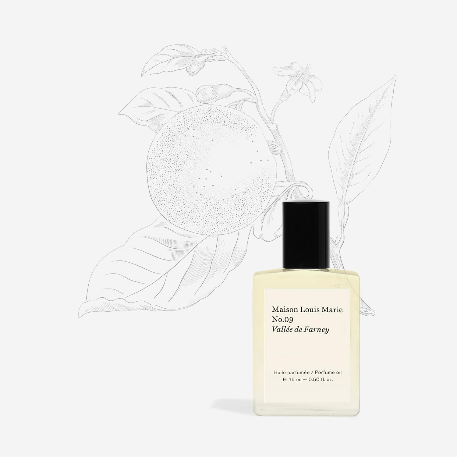 Maison Louis Marie - No.09 Vall  E De Farney Natural Roll-On Perfume Oil | Luxury Clean Beauty + Non-Toxic Fragrance (0.5 Fl Oz