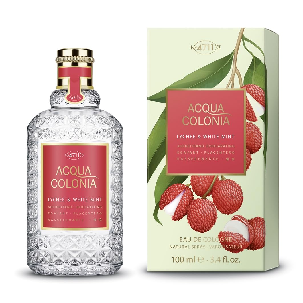 4711 Acqua Colonia - Lychee And White Mint By Muelhens For Unisex - 3.4 Oz Edc Spray