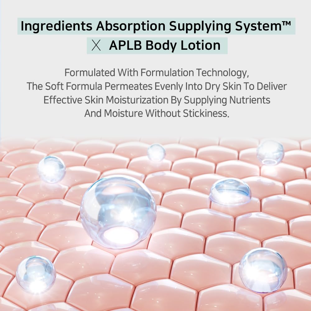 Aplb Glutathione Niacinamide Body Lotion | Lipo Gluta Niac Cen 12.5% 10.14 Fl.Oz/Korean Skincare, Long Lasting Hydration, Revita