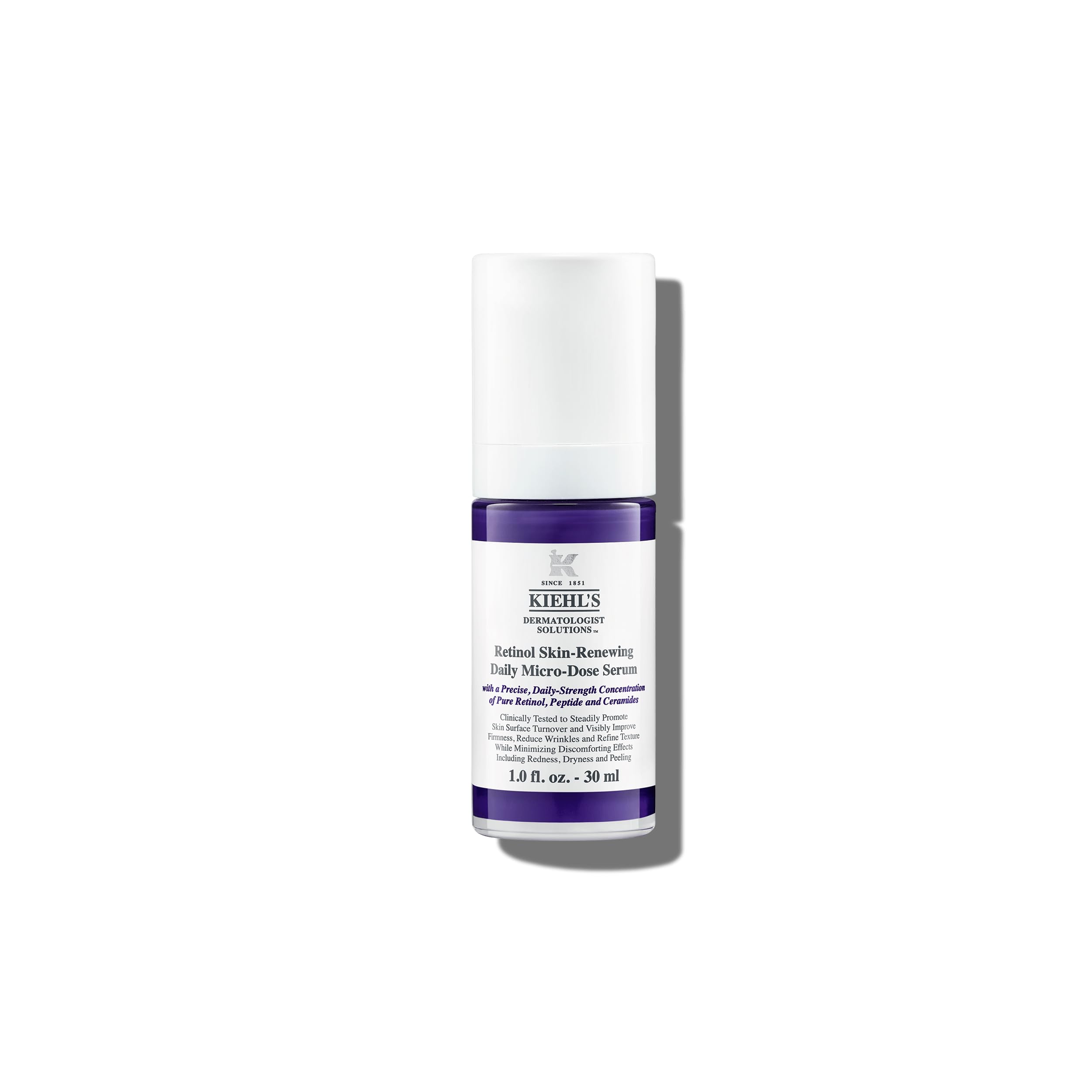 Kiehl'S Daily Micro-Dose Anti-Aging Retinol Facial Serum, Reduces Wrinkles, Firms Skin, Evens Skin Tone, Youth Renewing & Hydrat