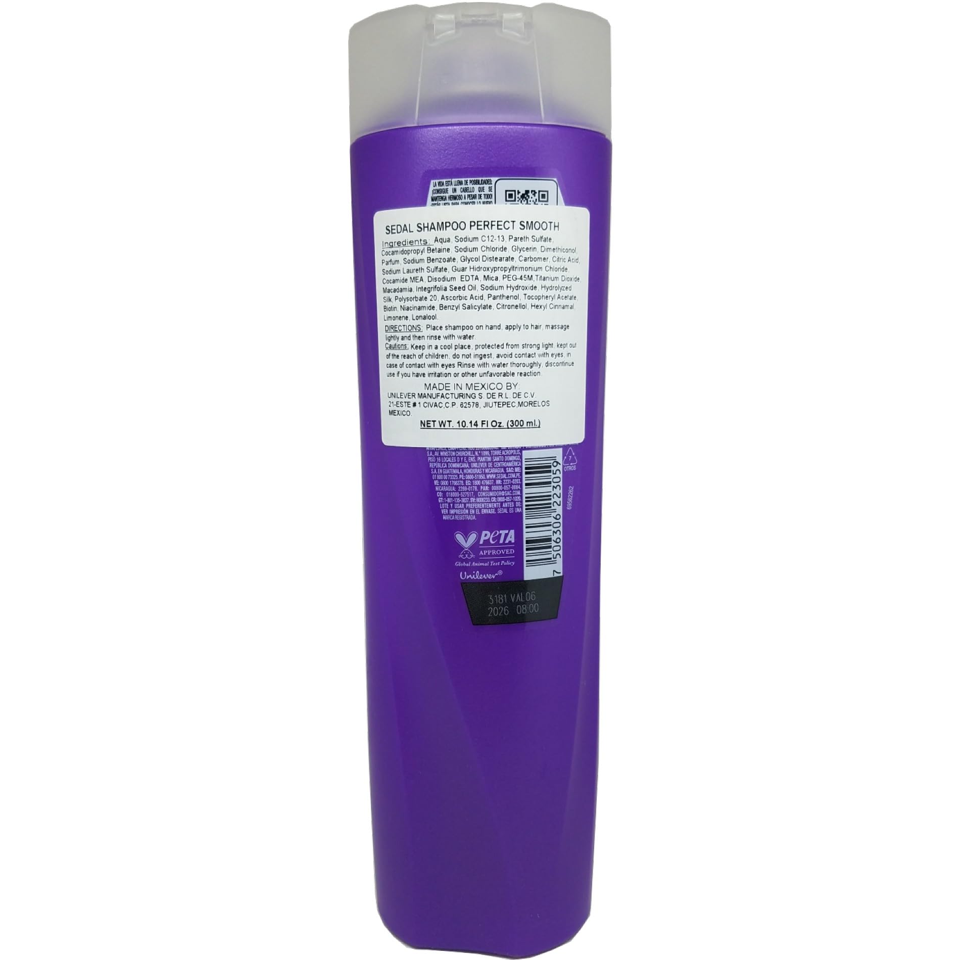 Sedal Liso Perfecto Shampoo 340 ml [SEALED]