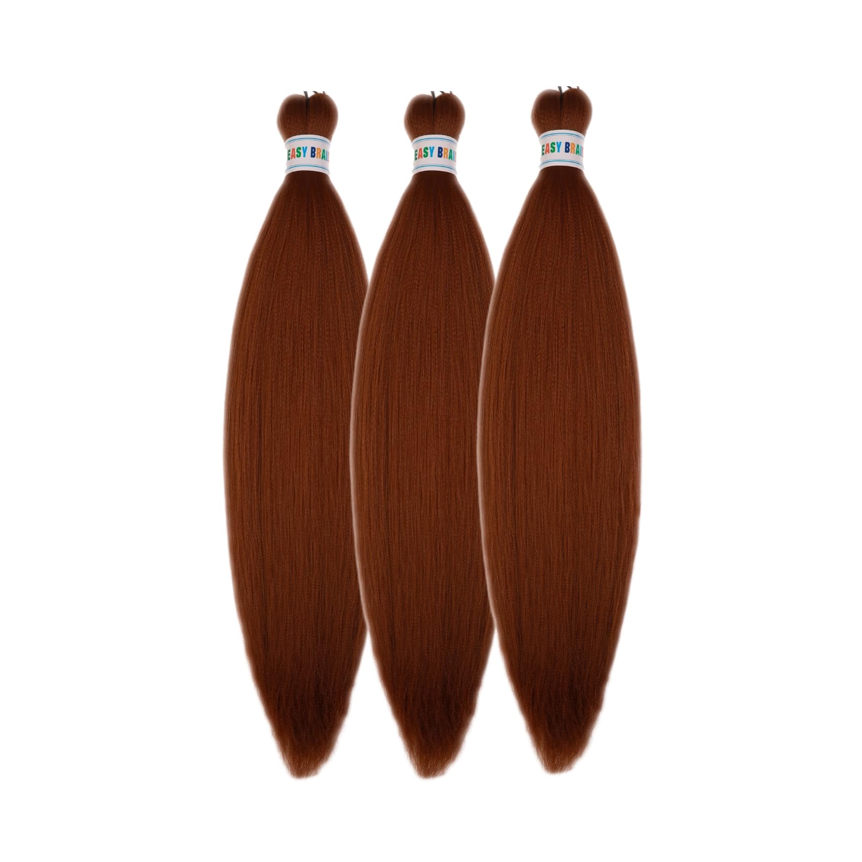 Brown Braiding Hair Pre Stretched 16Inch 30# Synthetic Kids Braid in Hair Extension for Braiding