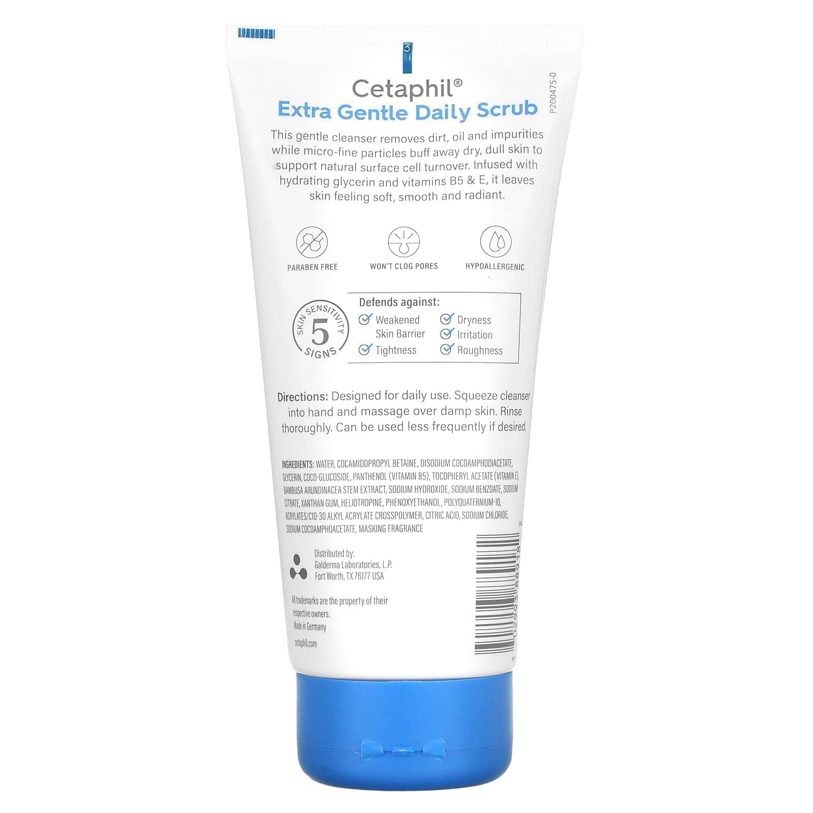 Cetaphil Extra Gentle Daily Scrub, 6 Fluid Ounce