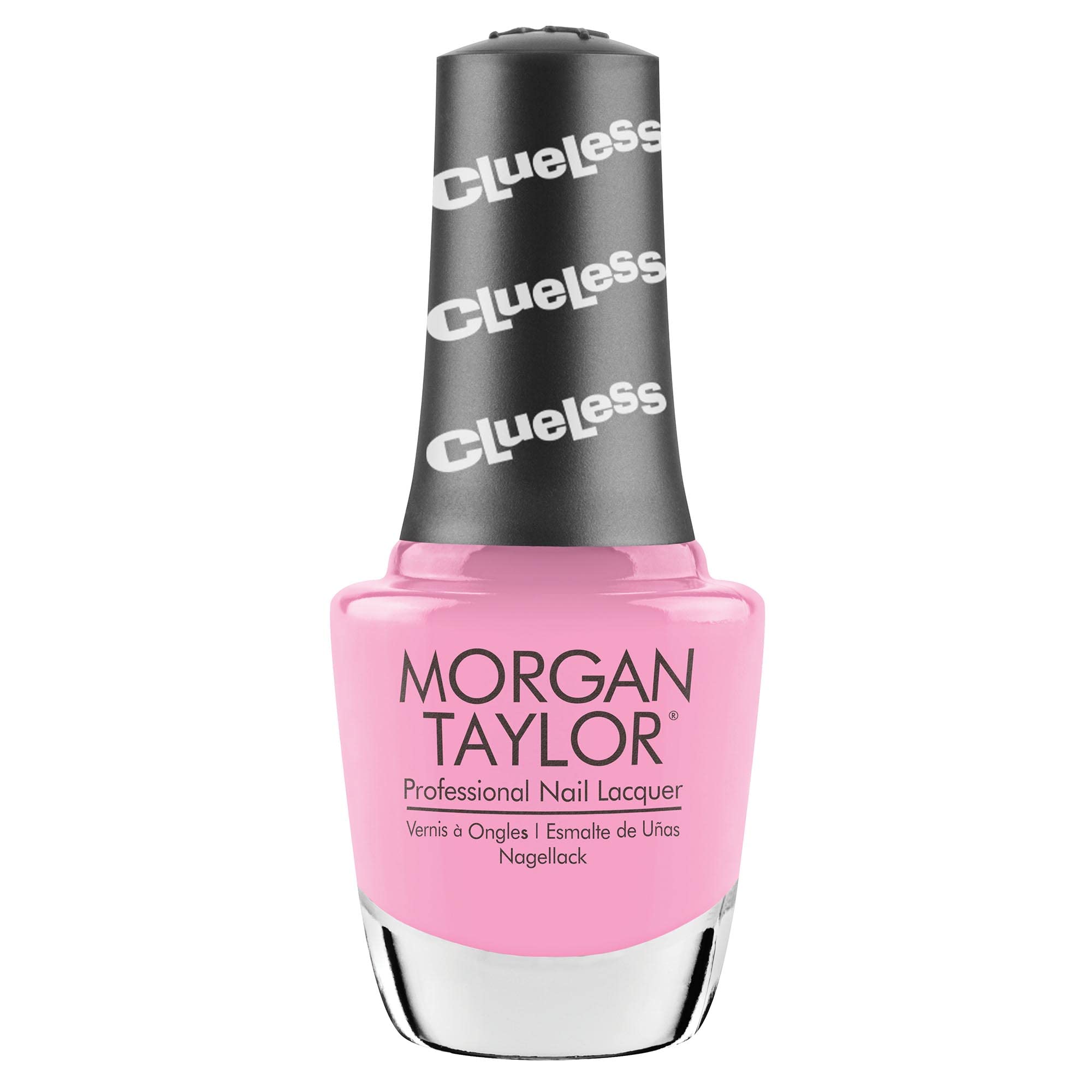 Morgan Taylor Nail Lacquer Summer Collection (Adorably Clueless) Pink NProfessional, Vibrant, Chip-Resistant, Fast-Drying, Long-