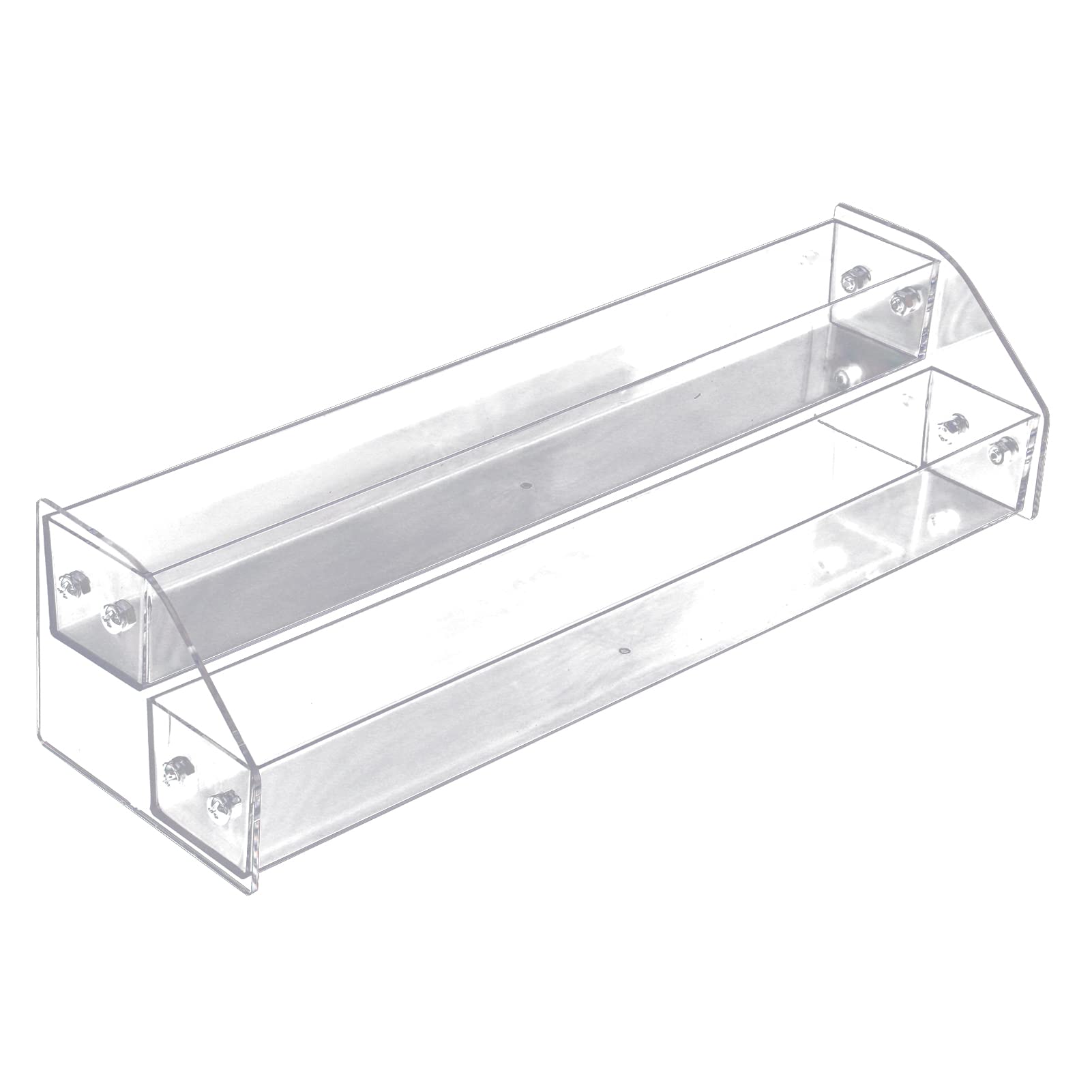 Nail Polish Organizer,2 Tier Clear Acrylic Nail Polish Holder,Trapezoid Nail Polish Display Rack Storage Rack,Storage Display Ho
